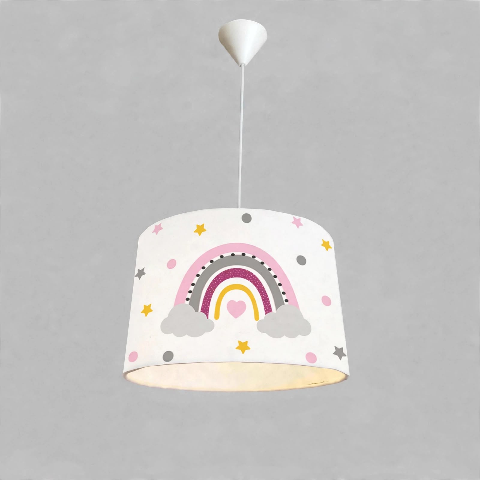 Minibabyroom Gökkuşağı Temalı Çocuk Odası Sarkıt Avize