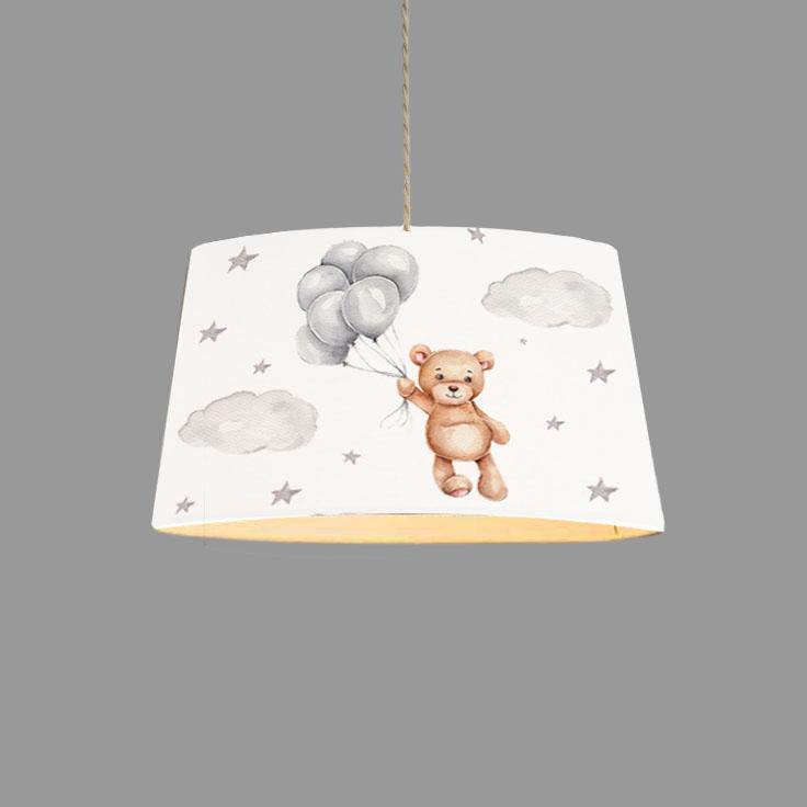 Minibabyroom Balonlu Ayıcık Temalı Çocuk Odası Sarkıt Avize