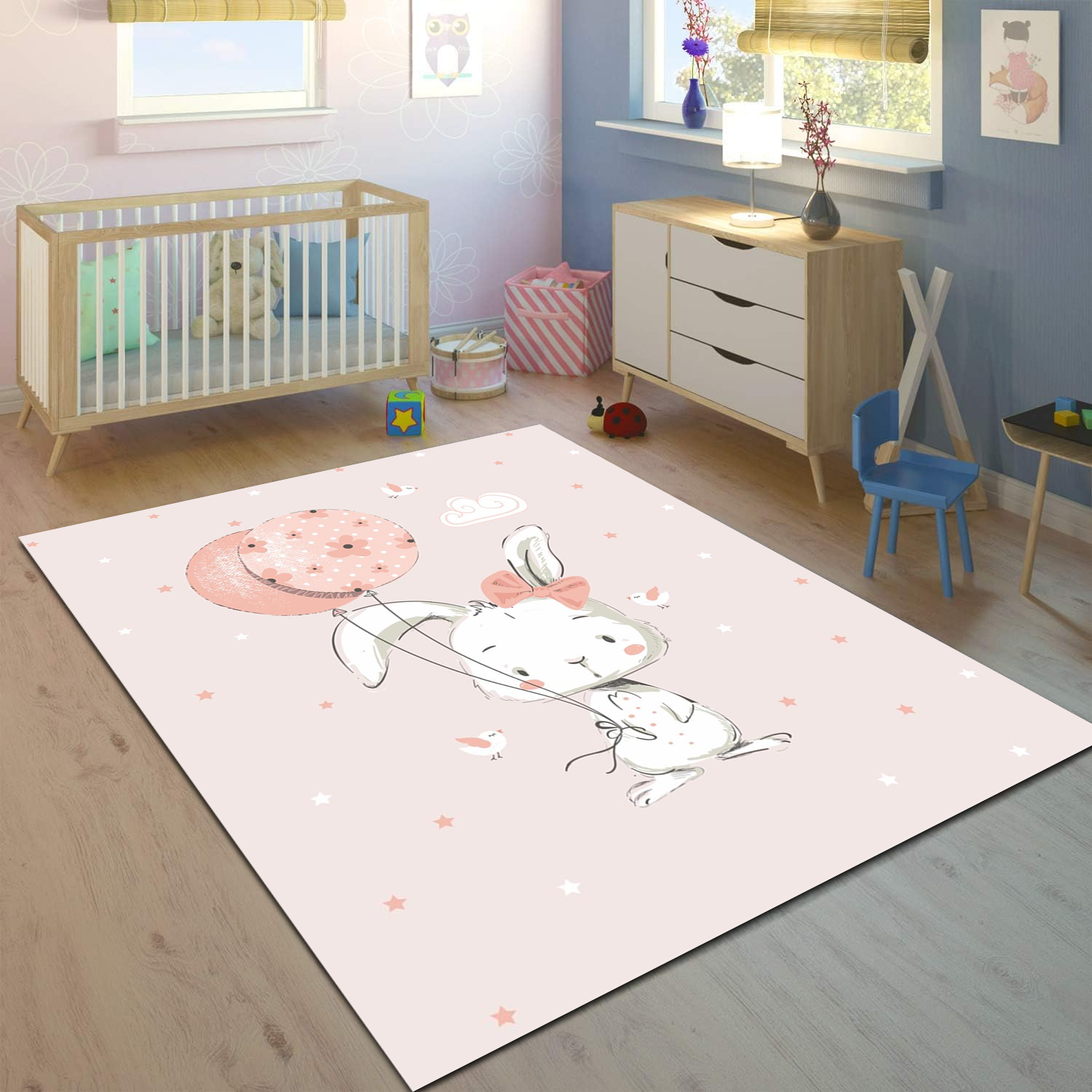 Minibabyrooms Balonlu Tavşan