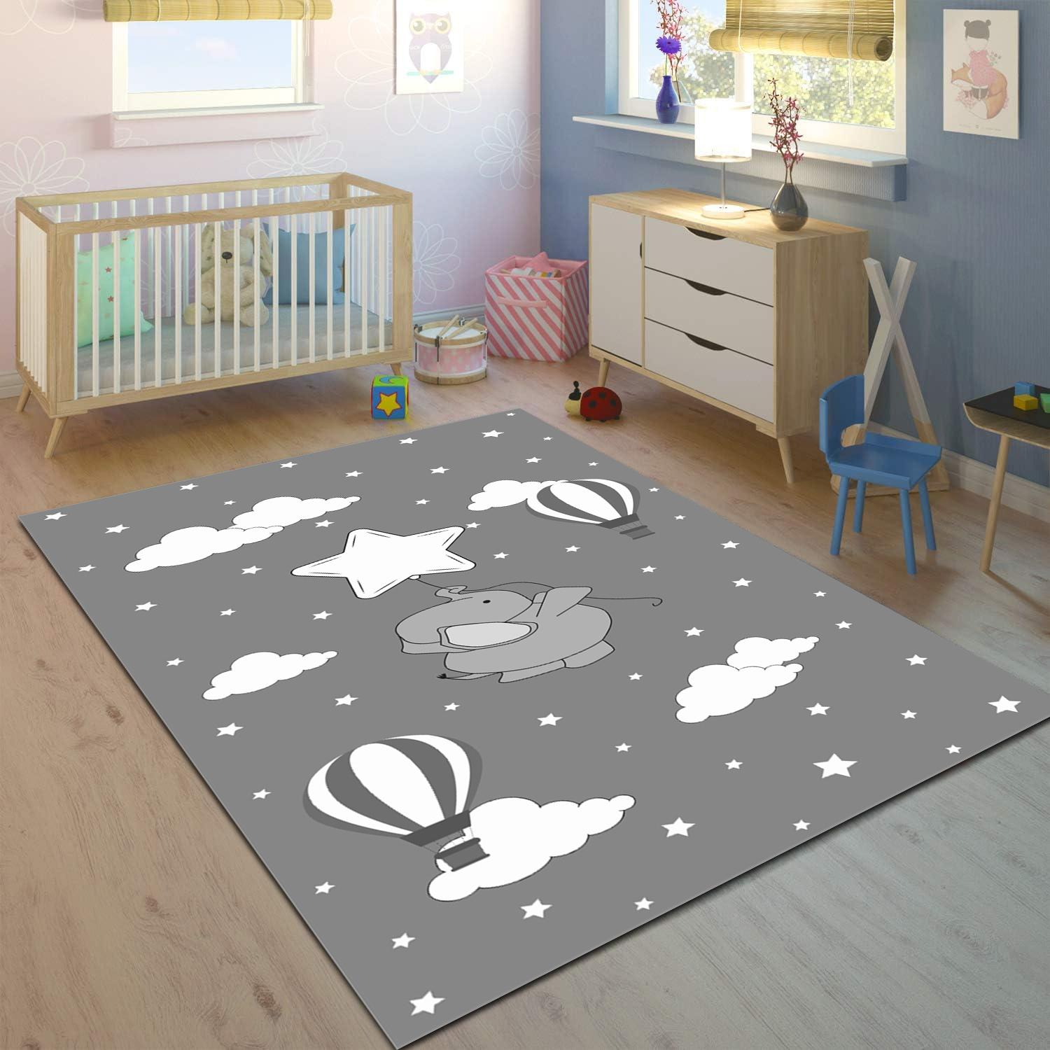 Minibabyrooms Beyaz Yıldızlı Fil