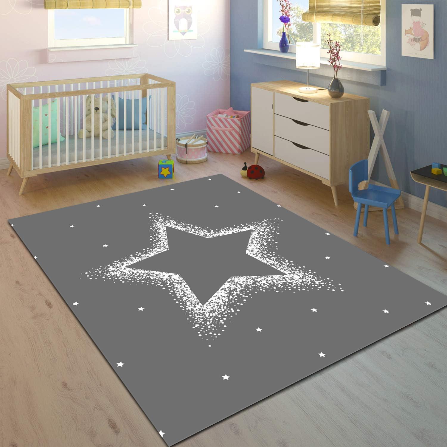 Minibabyrooms Gri Parlak Yıldız