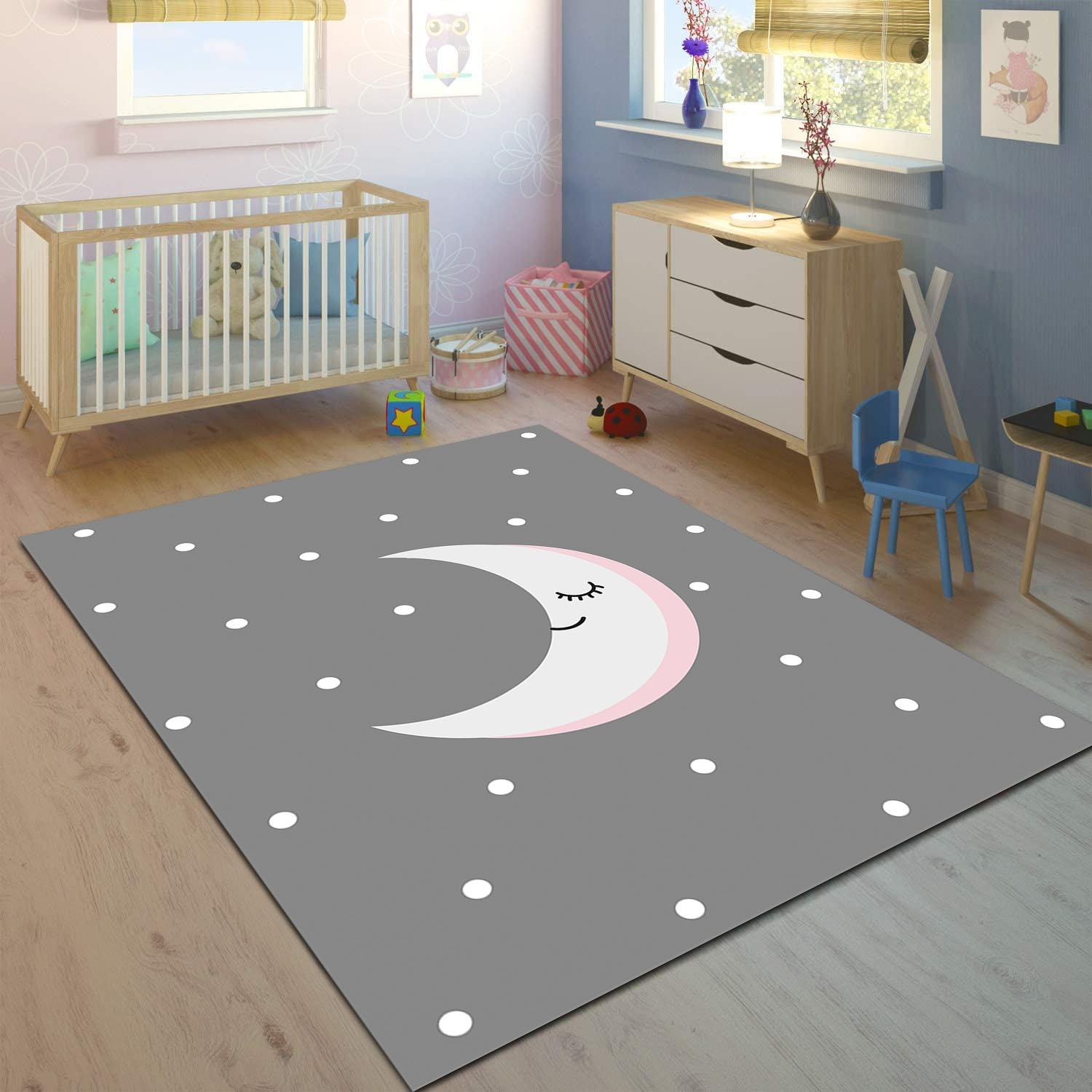 Minibabyrooms Gri Ay ve Yıldızlar
