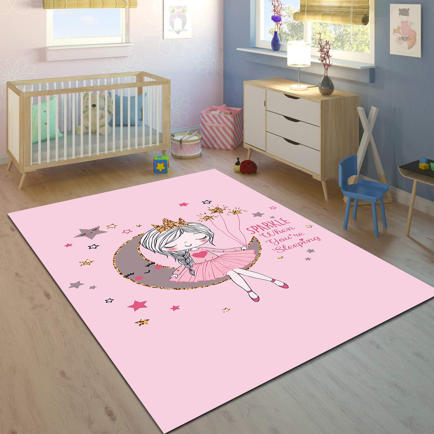 Minibabyrooms Ayda Oturan Kız Pembe Zemin