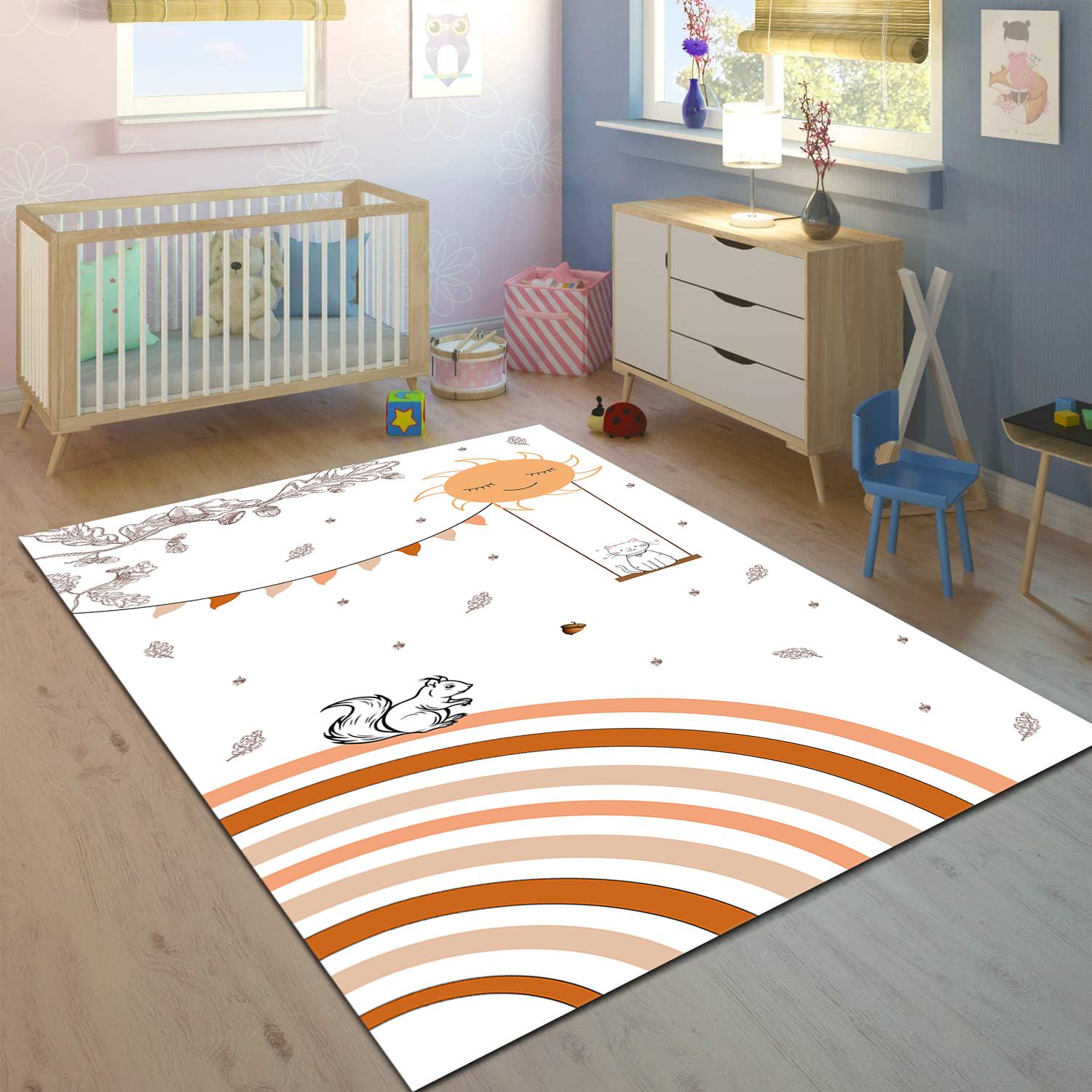 Minibabyrooms  Tavşan ve Salıncakta Kedi