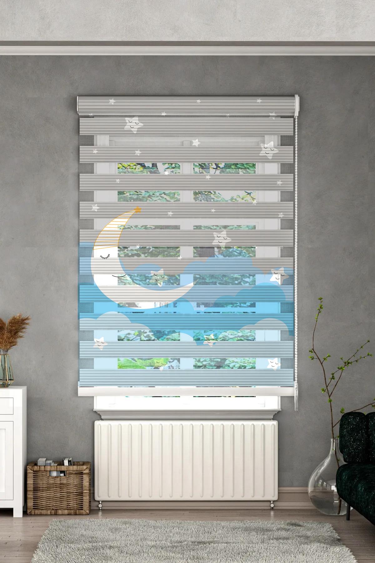 Minibabyrooms Mavi Ay ve Yıldızlar