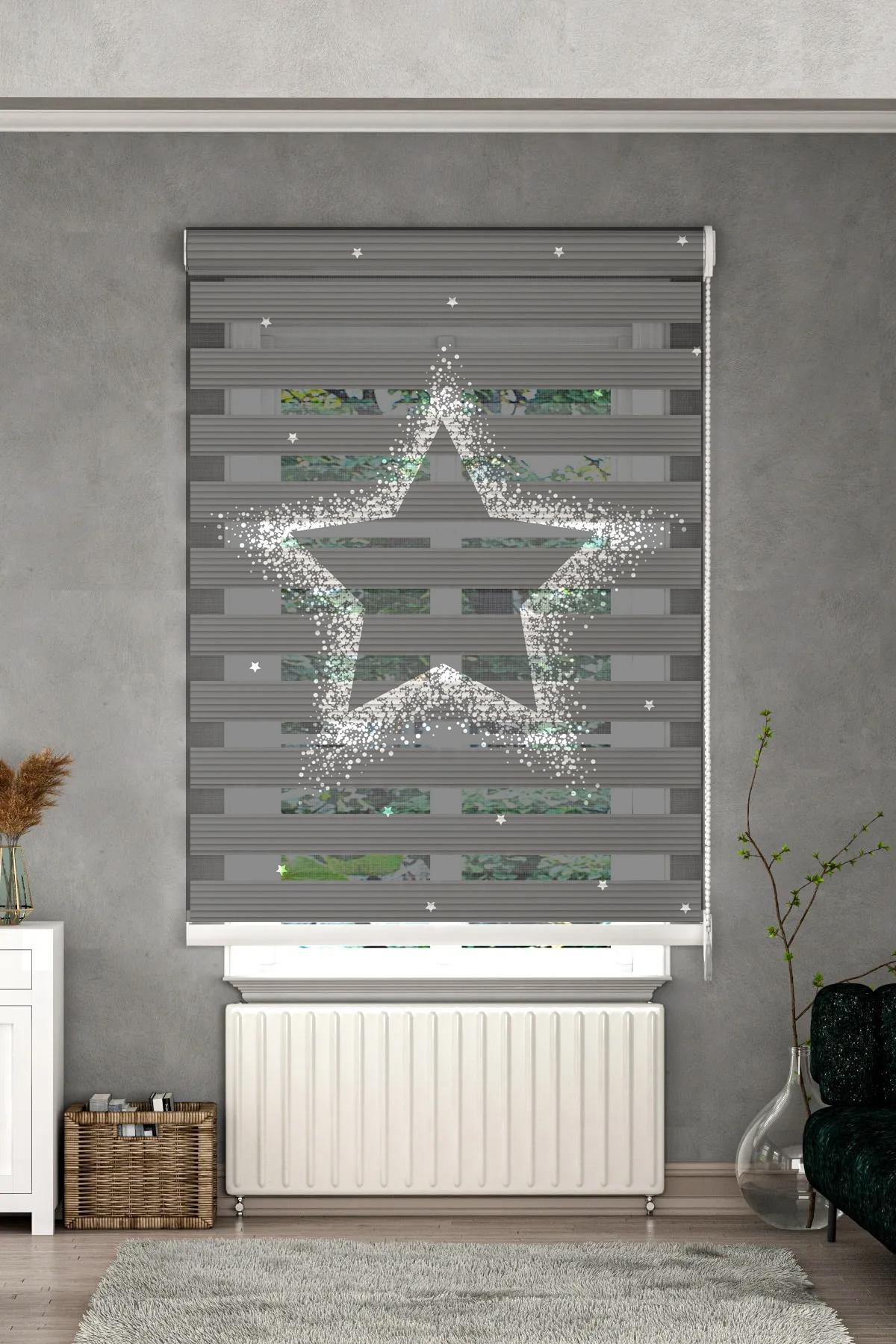 Minibabyrooms Gri Parlak Yıldız