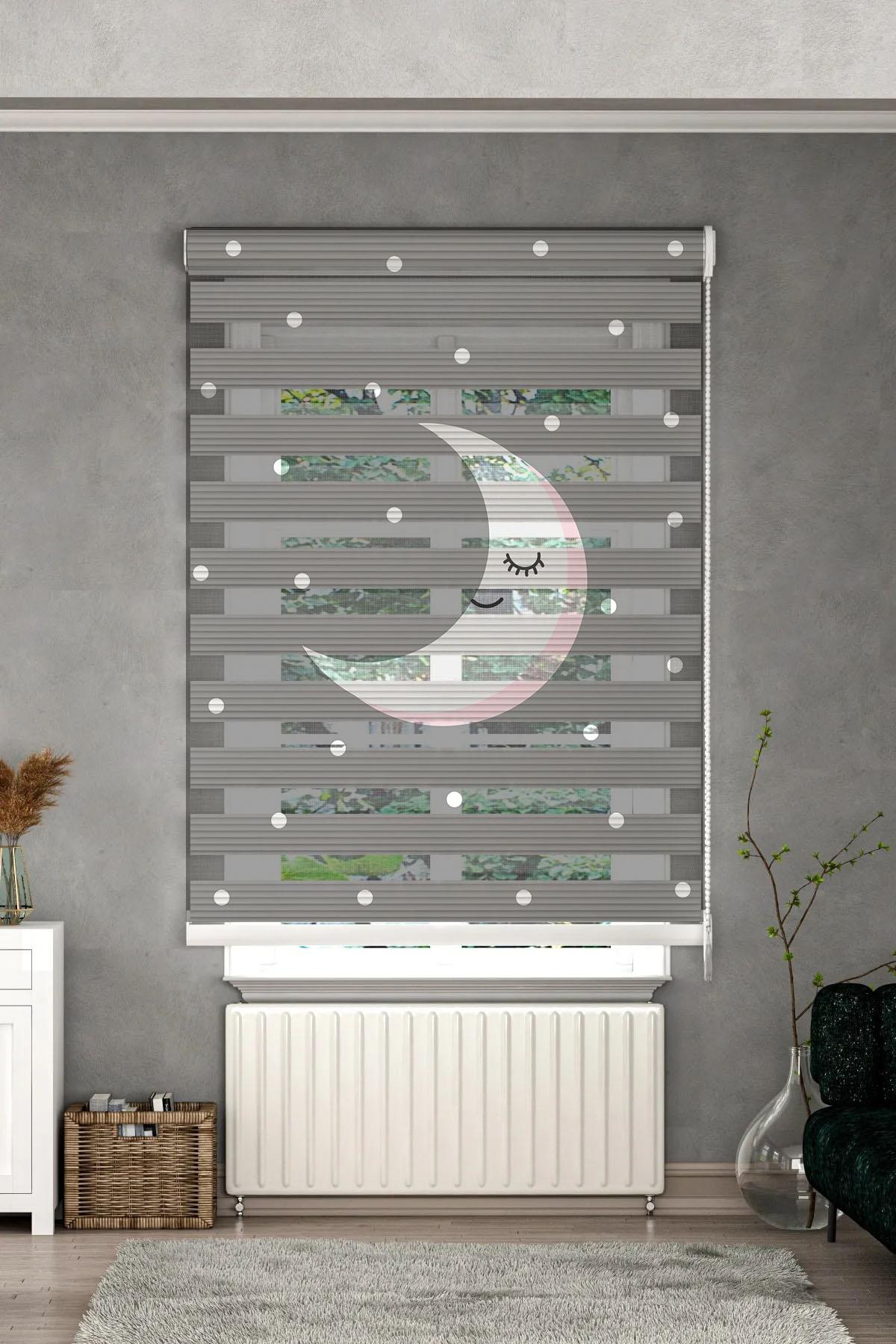 Minibabyrooms Gri Ay ve Yıldızlar