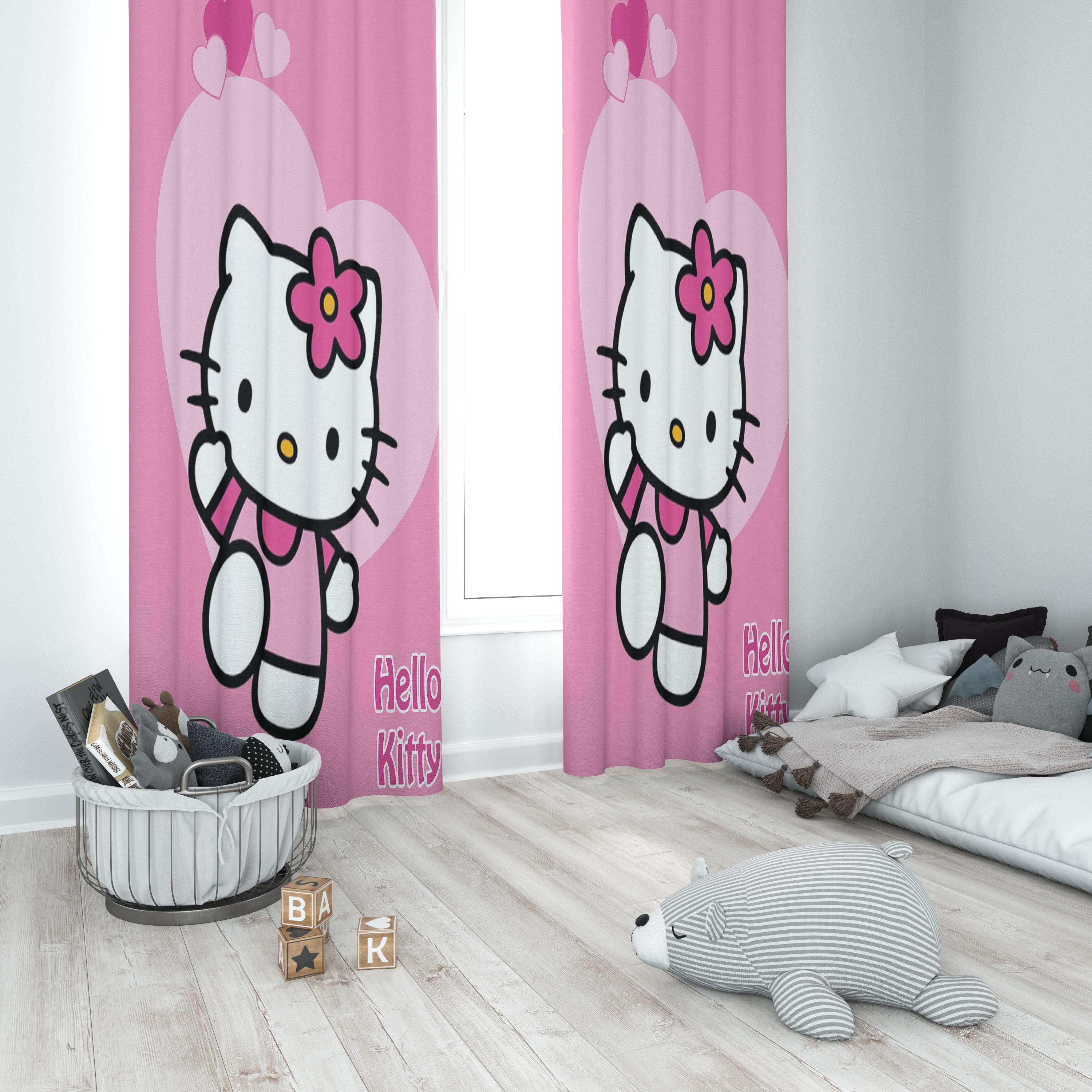 Minibabyrooms Hello Kitty Temalı Fon Perde