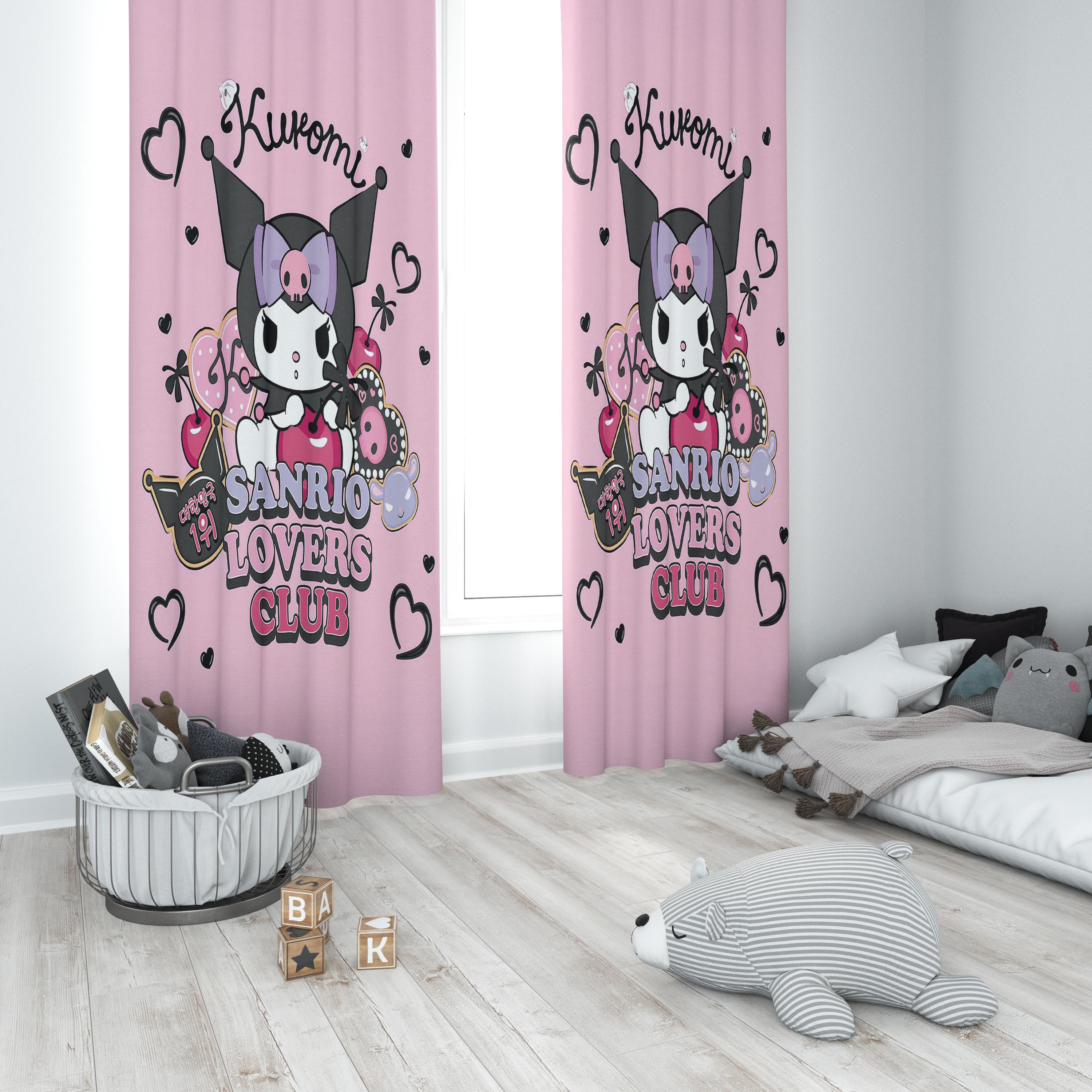 Minibabyrooms Pembe Kromi Temalı Fon Perde