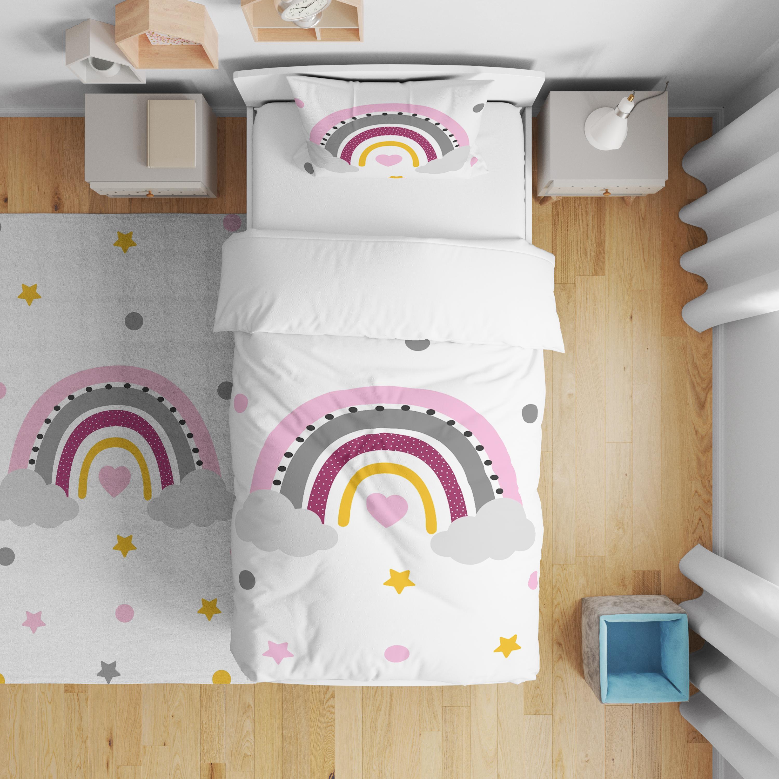 Minibabyrooms Gökkuşağı Desenli Nevresim Takımı