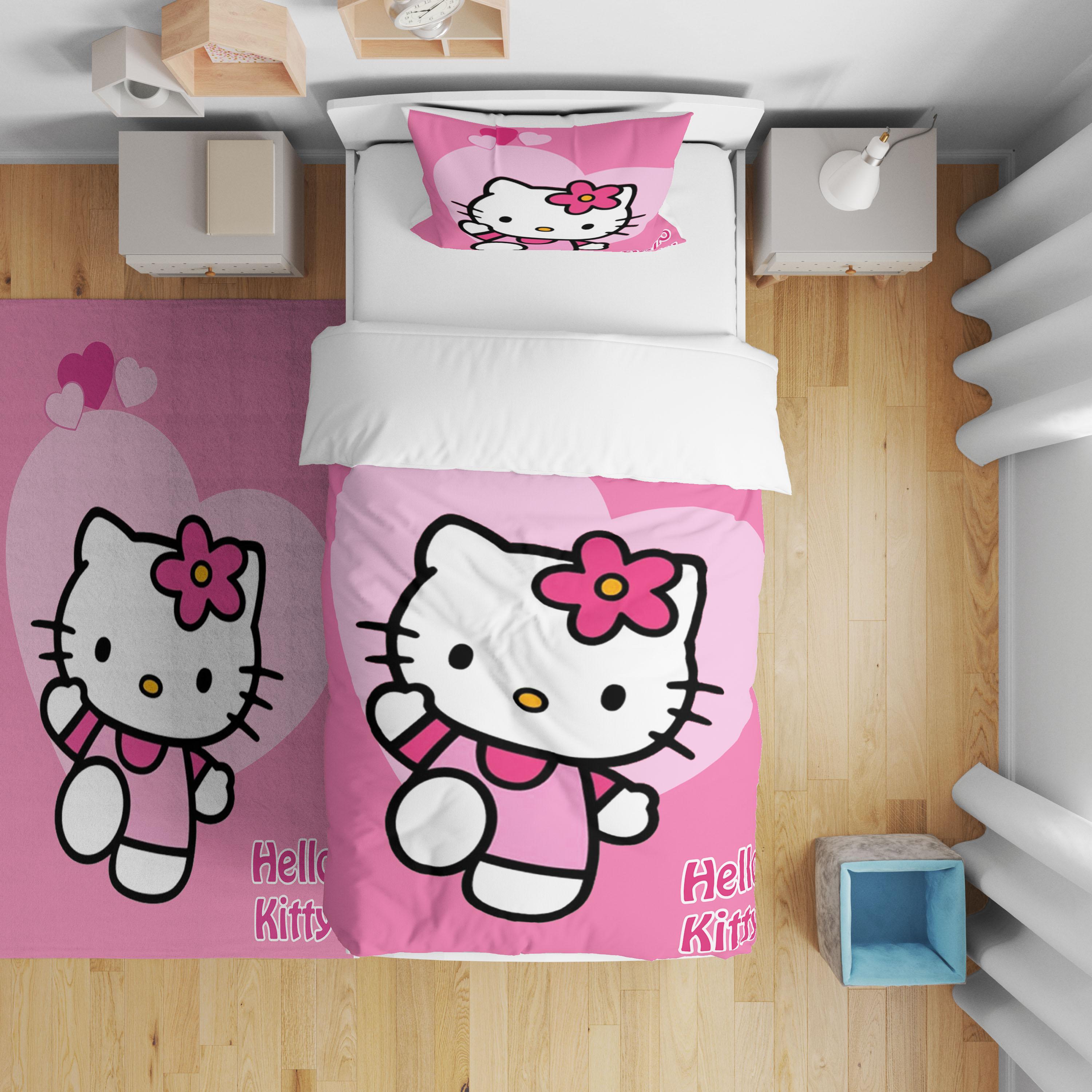 Minibabyrooms Hello Kitty Desenli Nevresim Takımı