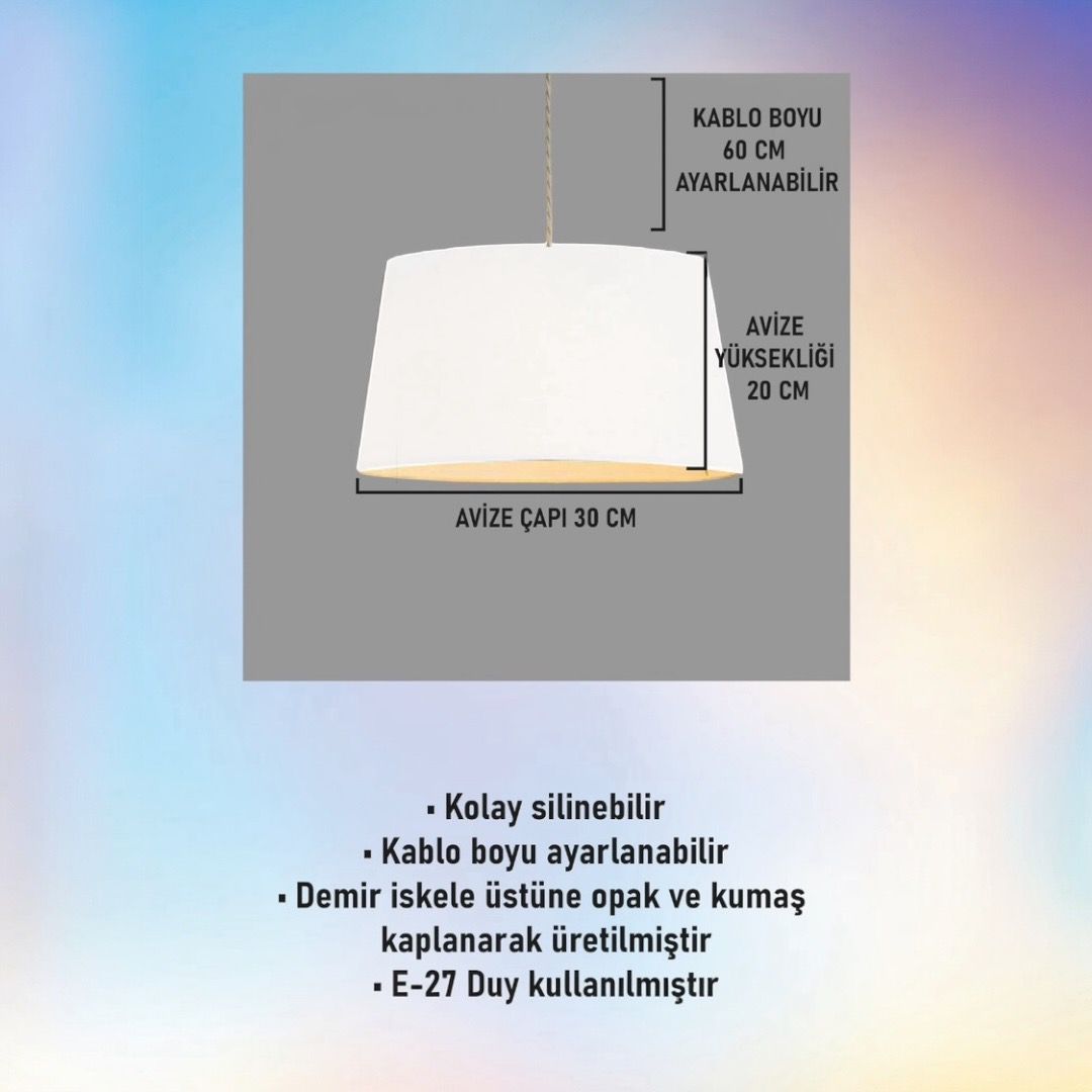 Minibabyroom Yelkenli Temalı Çocuk Odası Sarkıt Avize