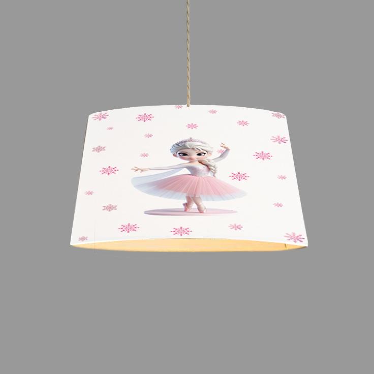 Minibabyroom Balerin Elsa Temalı Çocuk Odası Sarkıt Avize