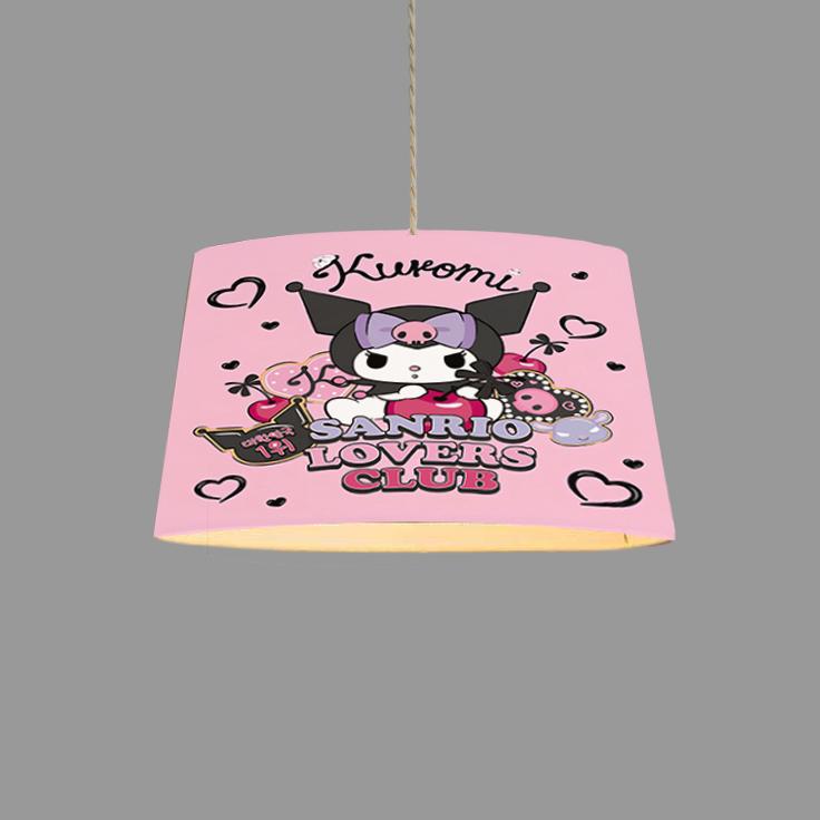 Minibabyroom Pembe Kromi Temalı Çocuk Odası Sarkıt Avize