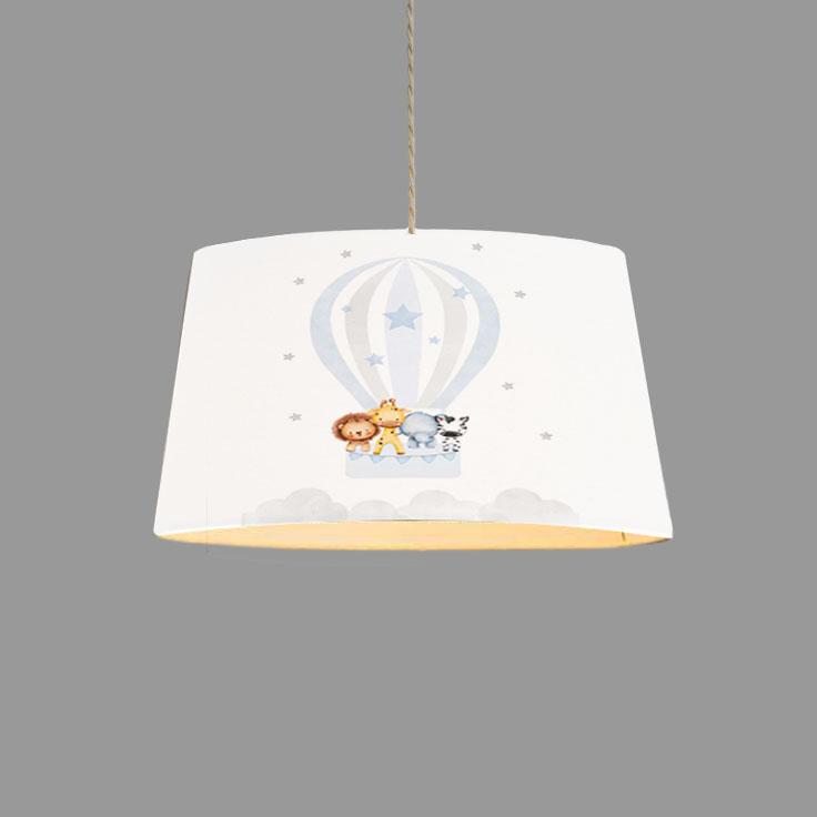 Minibabyroom Uçan Balon ve Hayvanlar Temalı Çocuk Odası Sarkıt Avize