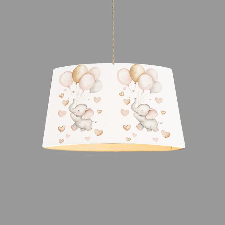 Minibabyroom Fil ve Balonlar Temalı Çocuk Odası Sarkıt Avize