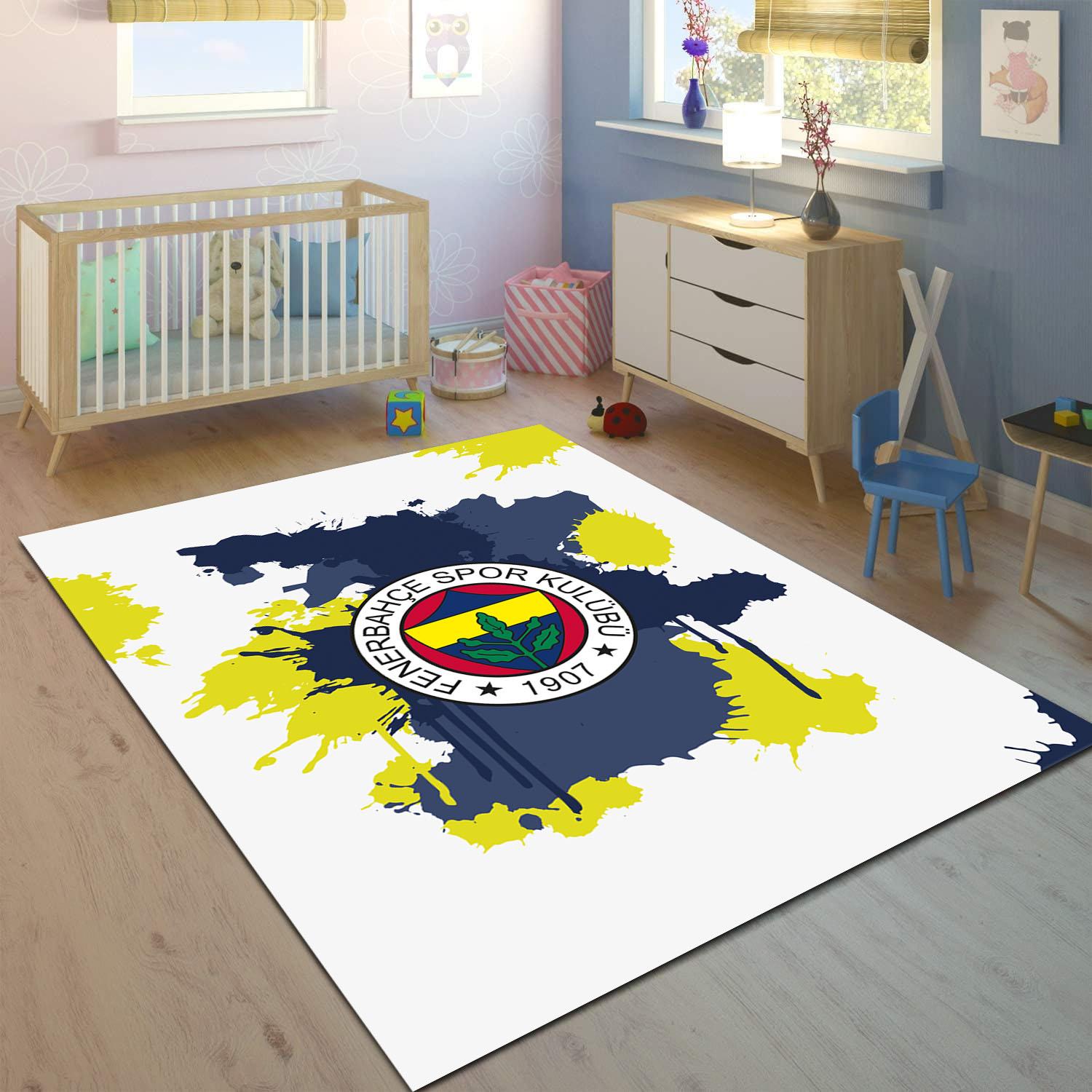 Minibabyrooms Fenerbahçe 2 Desenli Çocuk Odası Halısı
