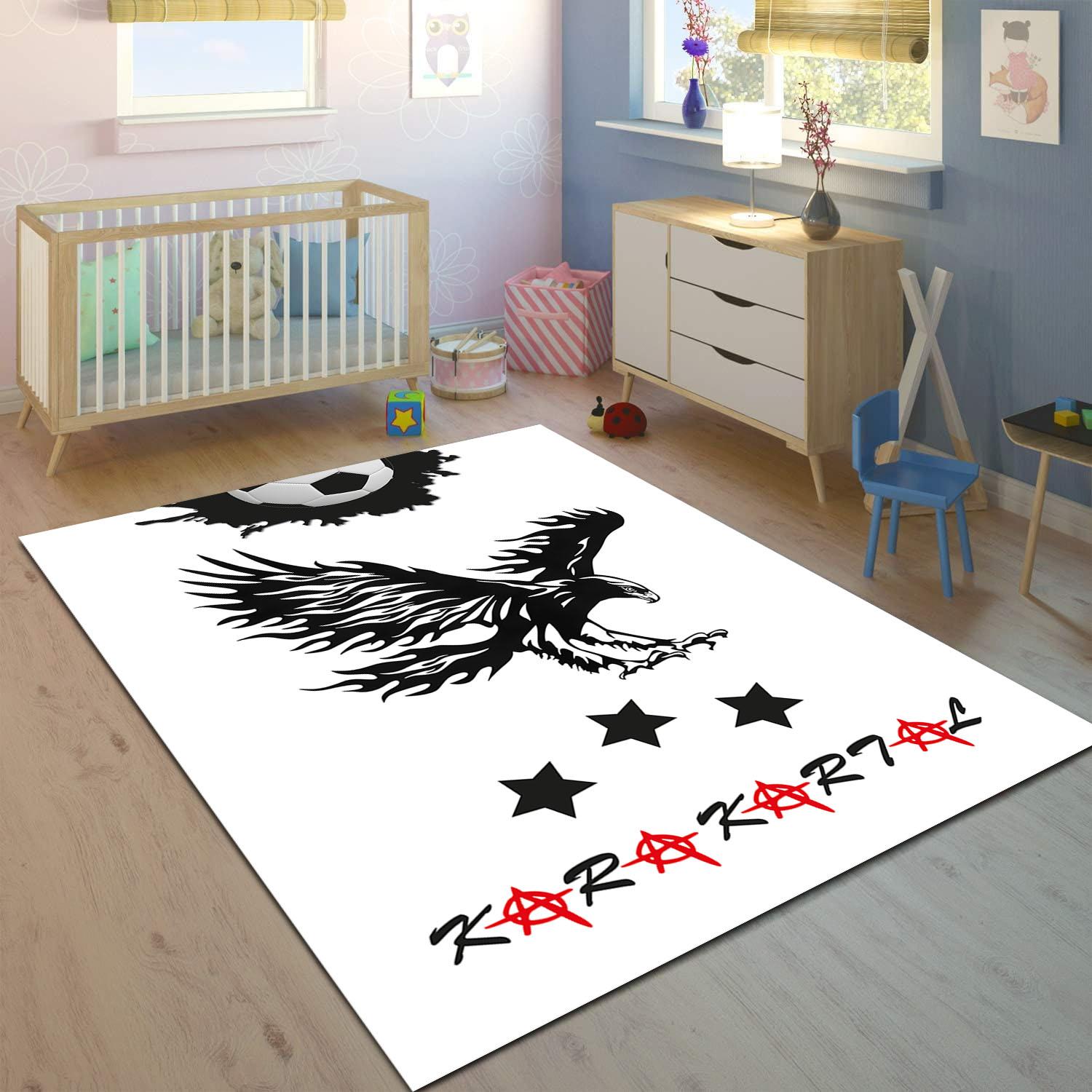 Minibabyrooms Karakartal Desenli Çocuk Odası Halısı