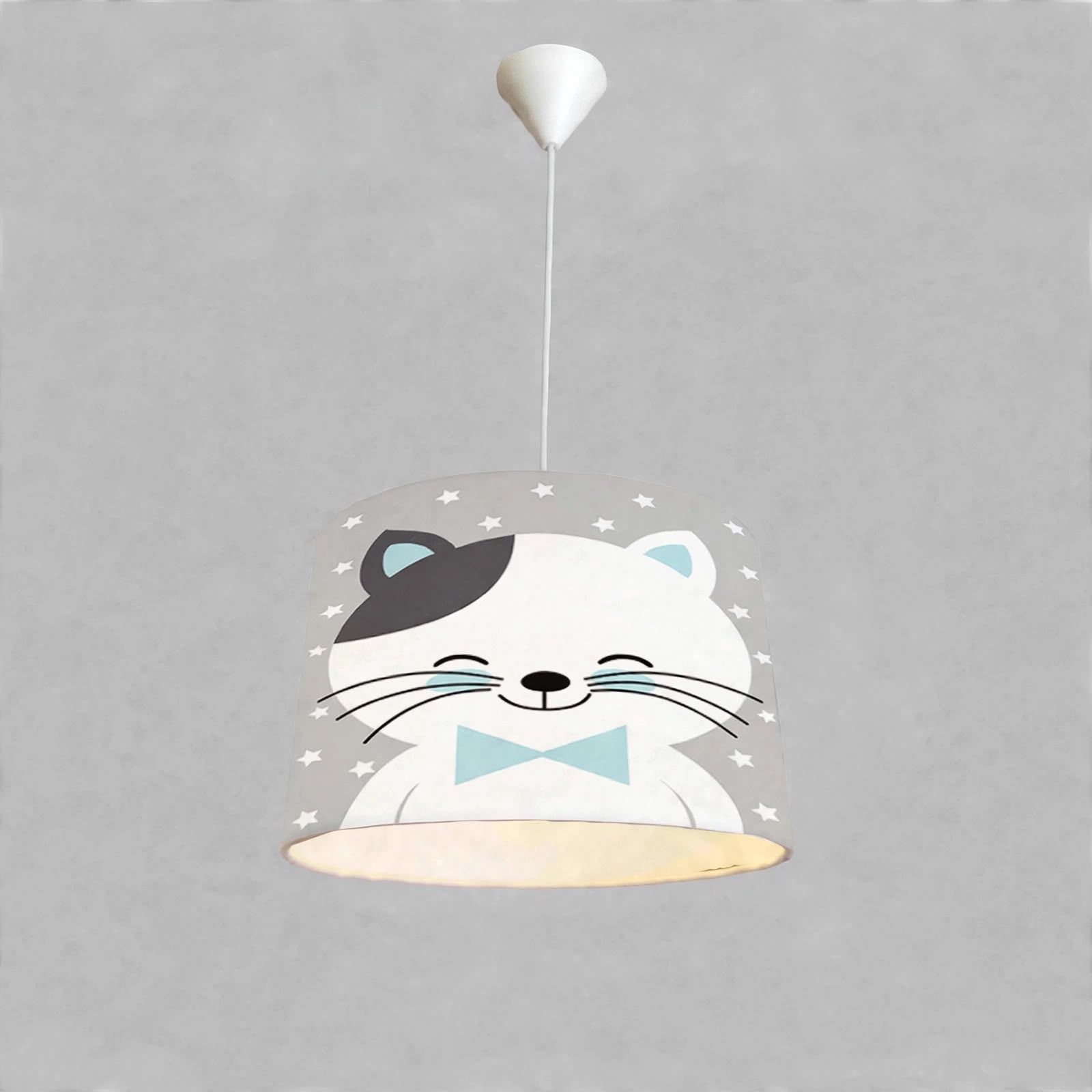 Minibabyroom Kedicik Temalı Çocuk Odası Sarkıt Avize