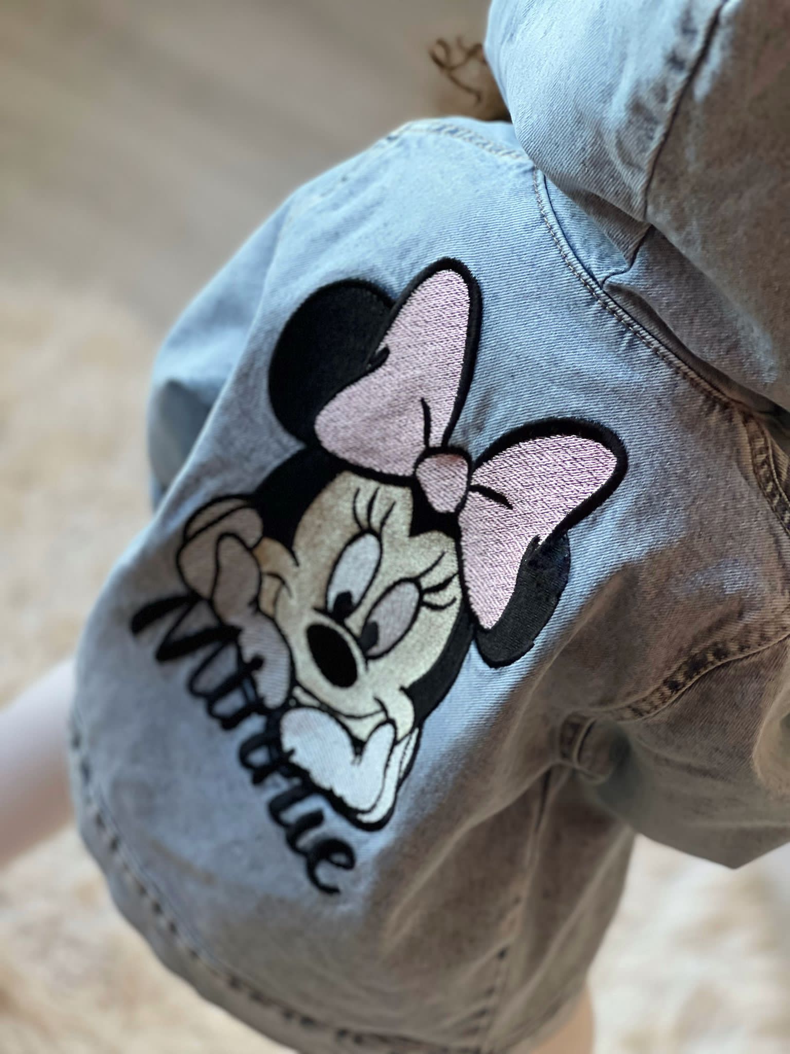 Kız Çocuk Mini Mous Kapüşönlü Ceket