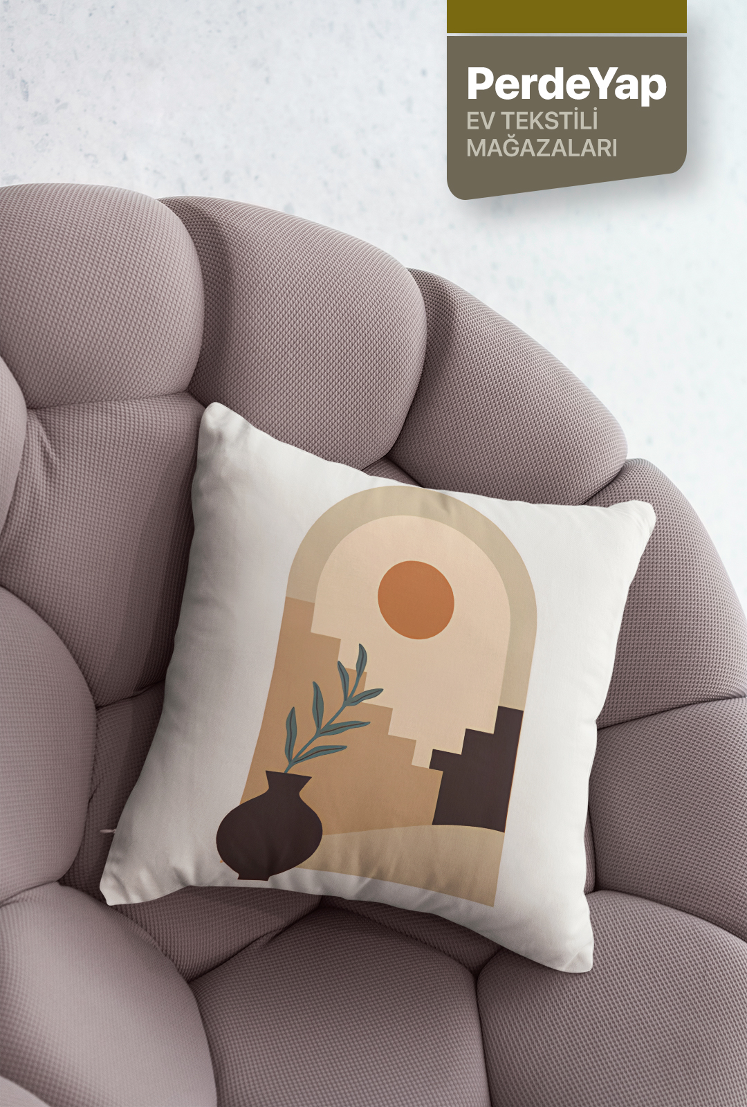 Etnik Afrika Sürrealist Desenli 4lü Dijital Baskılı Kırlent Yastık Kılıfı 43x43 Cm 016