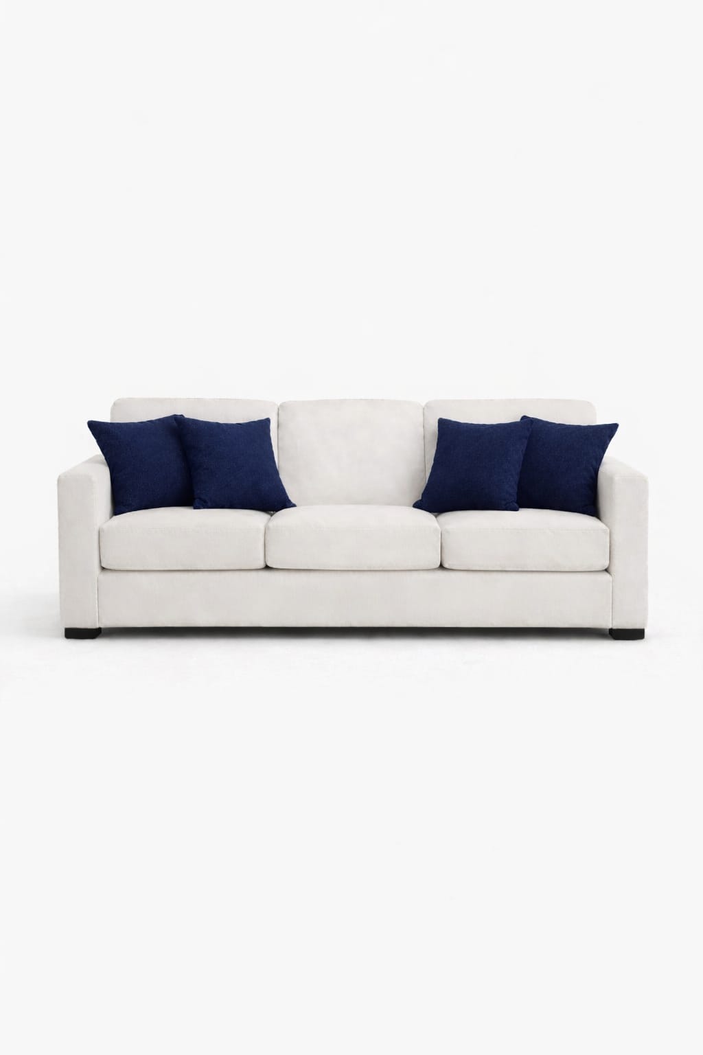 PerdeYap Kadife Dokulu Koyu Lacivert Kırlent Yastık Kılıfı ( 1 Adet )