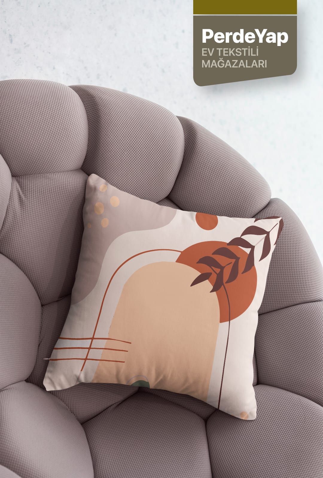 Yaz Esintisi Ve Çiçekleri Desenli 4lü Dijital Baskılı Kırlent Yastık Kılıfı Krem 43x43 Cm 036