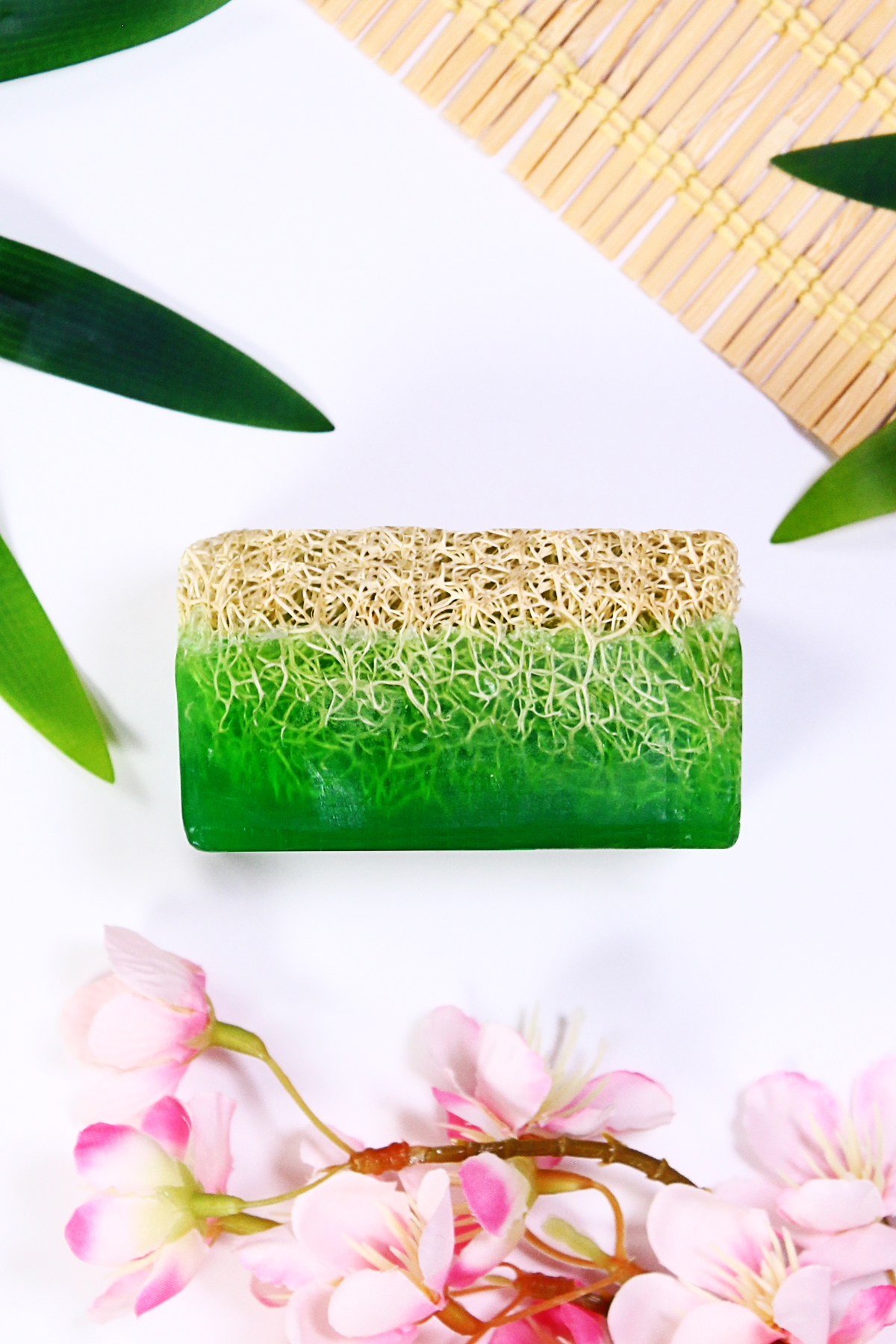 Aloe Veralı %100 Doğal Kabak Lifli Sabun