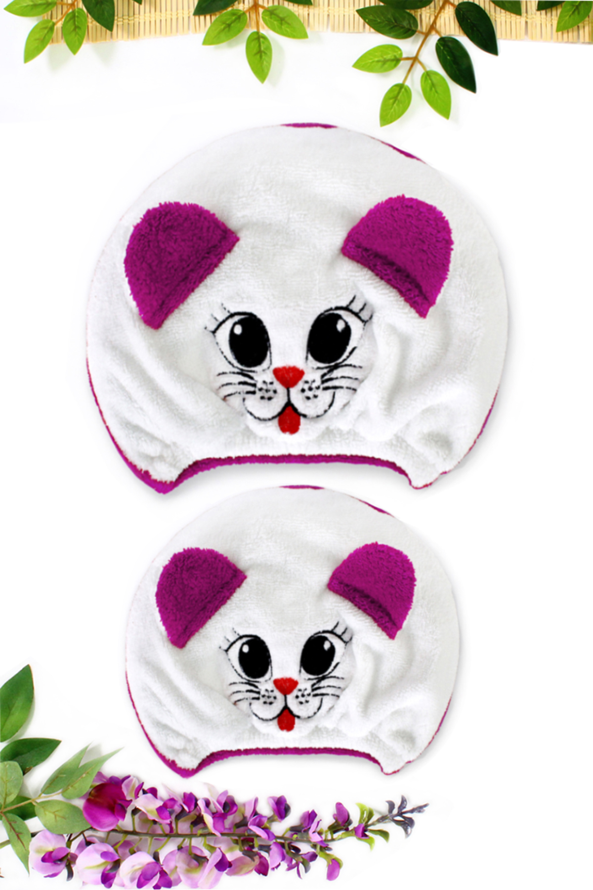 Saç Kurulama Havlusu Banyo Duş Bonesi