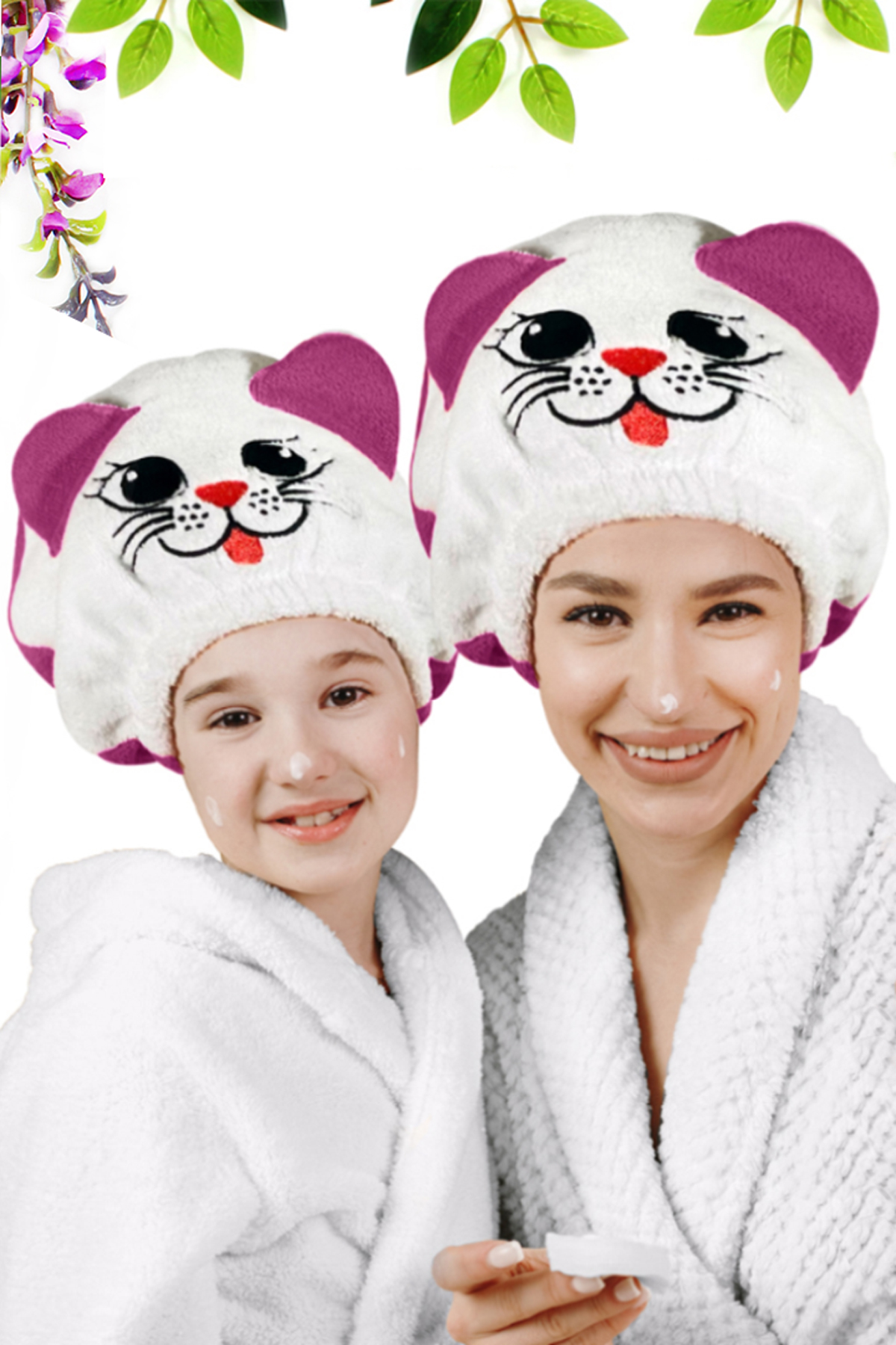 Saç Kurulama Havlusu Banyo Duş Bonesi