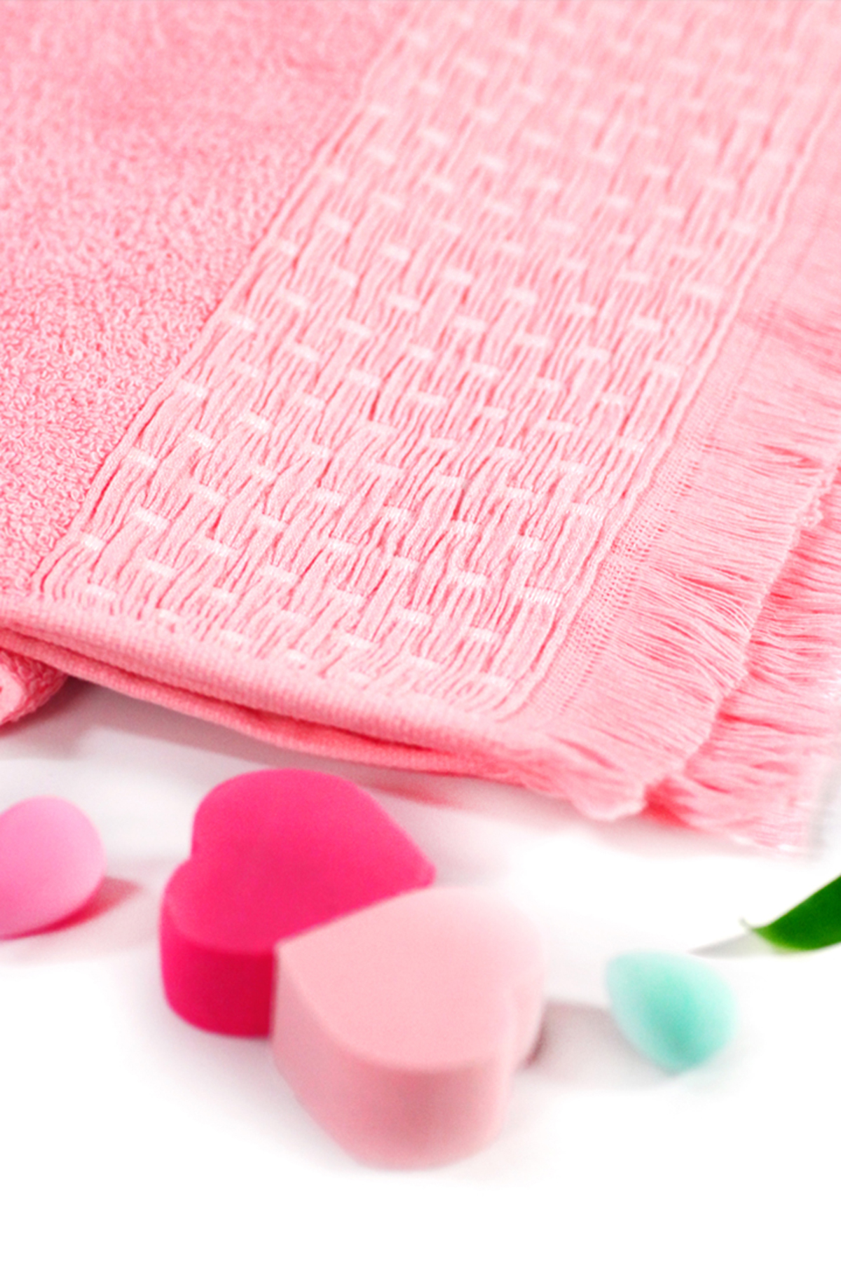 EL-Yüz-Havlusu-EKO-Efsun Saçaklı Hasır-Pembe-enex life