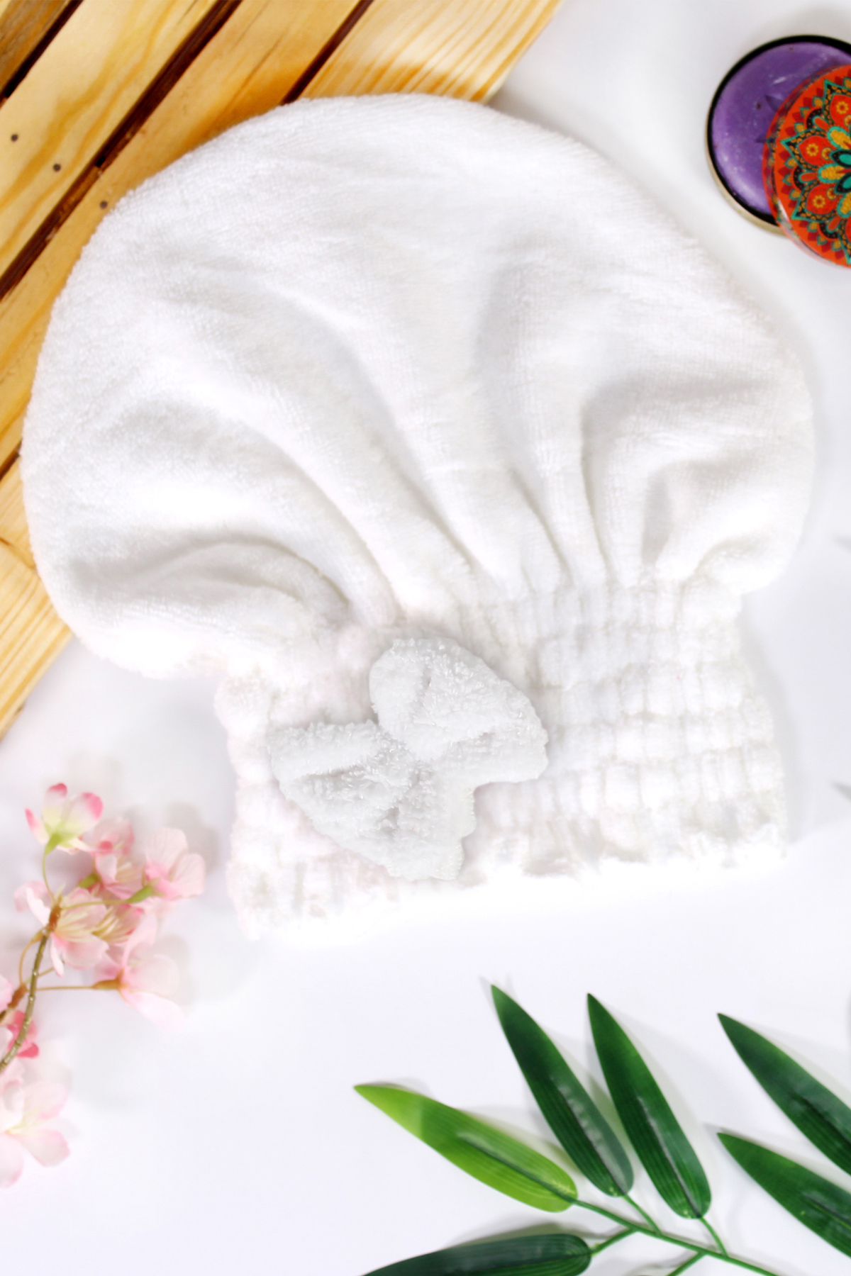 Kadın Bone Havlu FİYONK Modelli