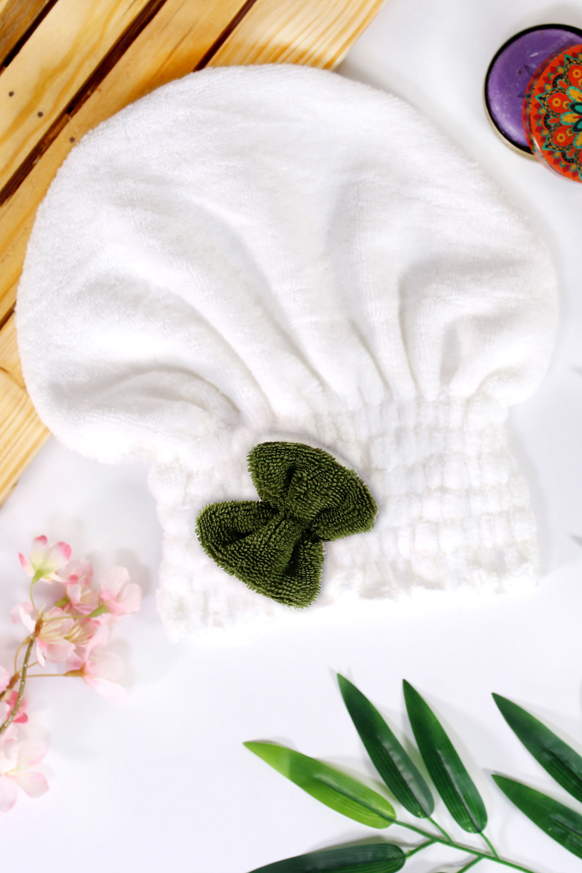 Kadın Bone Havlu FİYONK Modelli