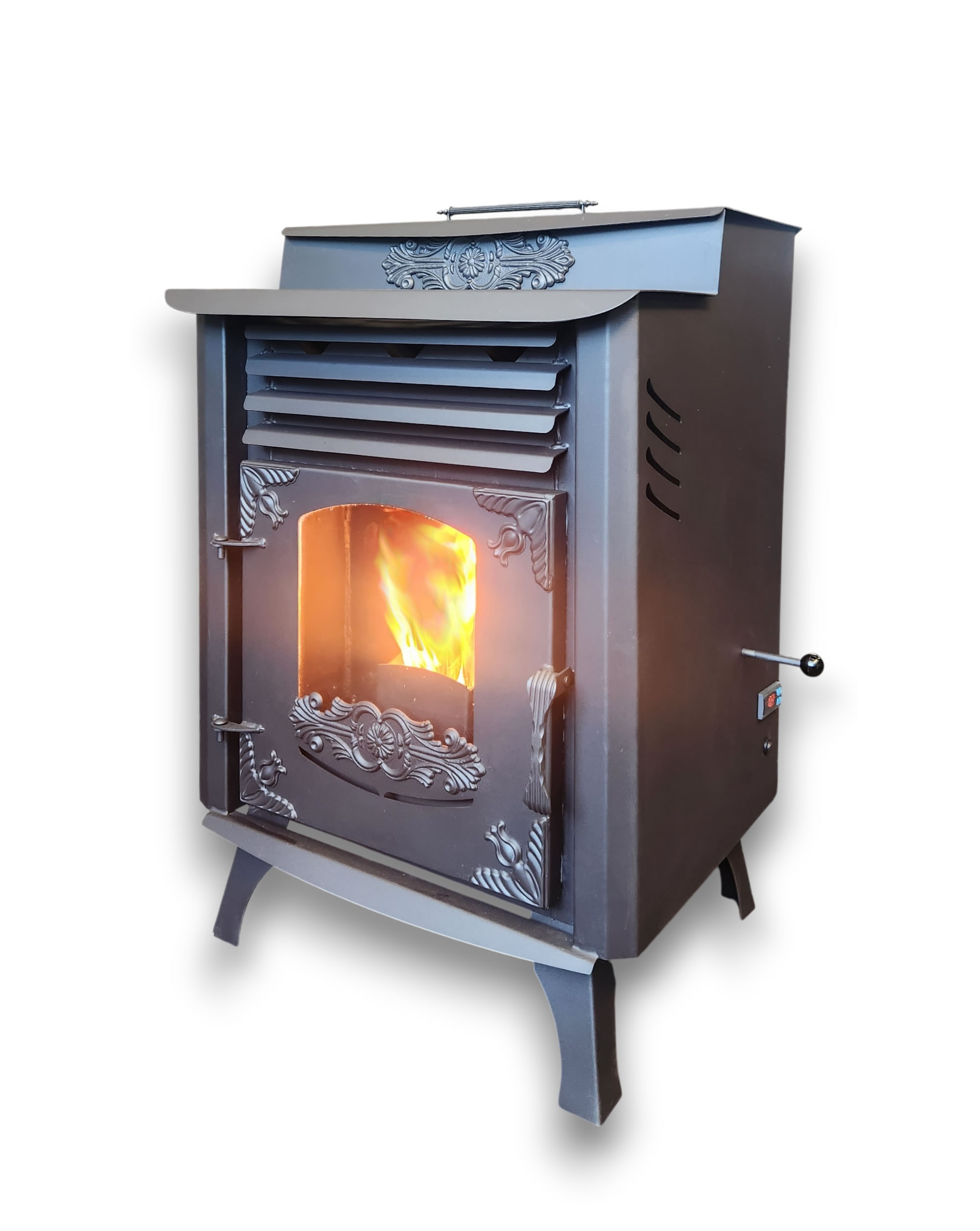 Fanlı üflemeli bir pelet sobasının Pelet tüketimi