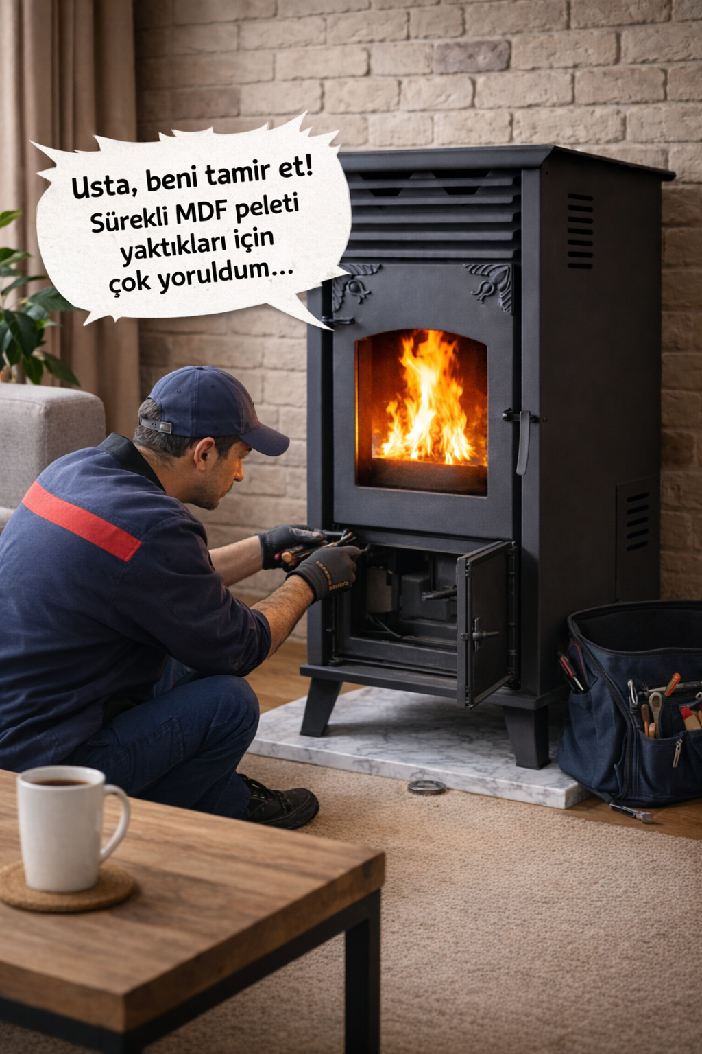 MDF VE SUNTA TALAŞINDAN ÜRETİLEN PELETLERİN SOBAYA VE CEVREYE ZARARLARI