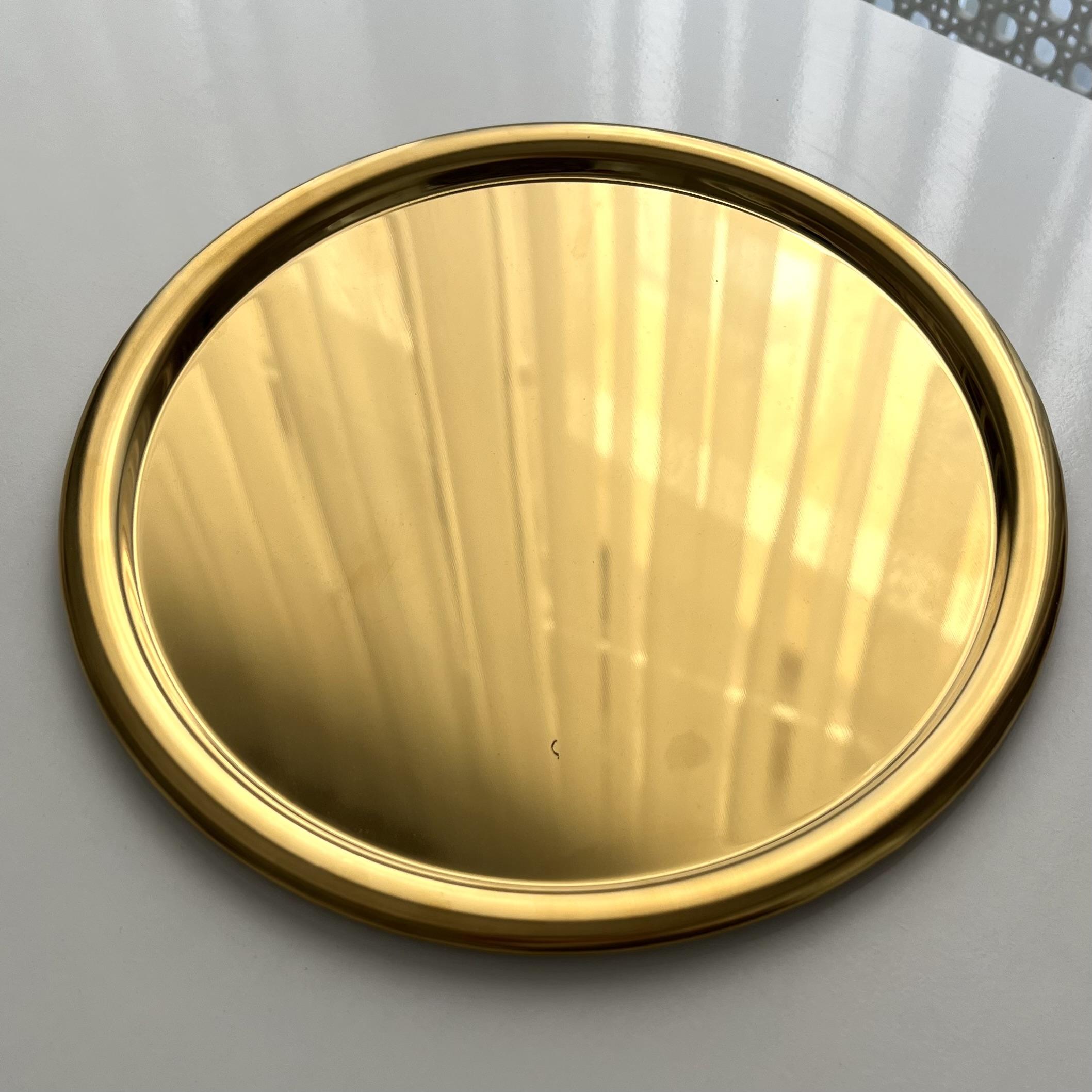 Yuvarlak Tepsi Gold