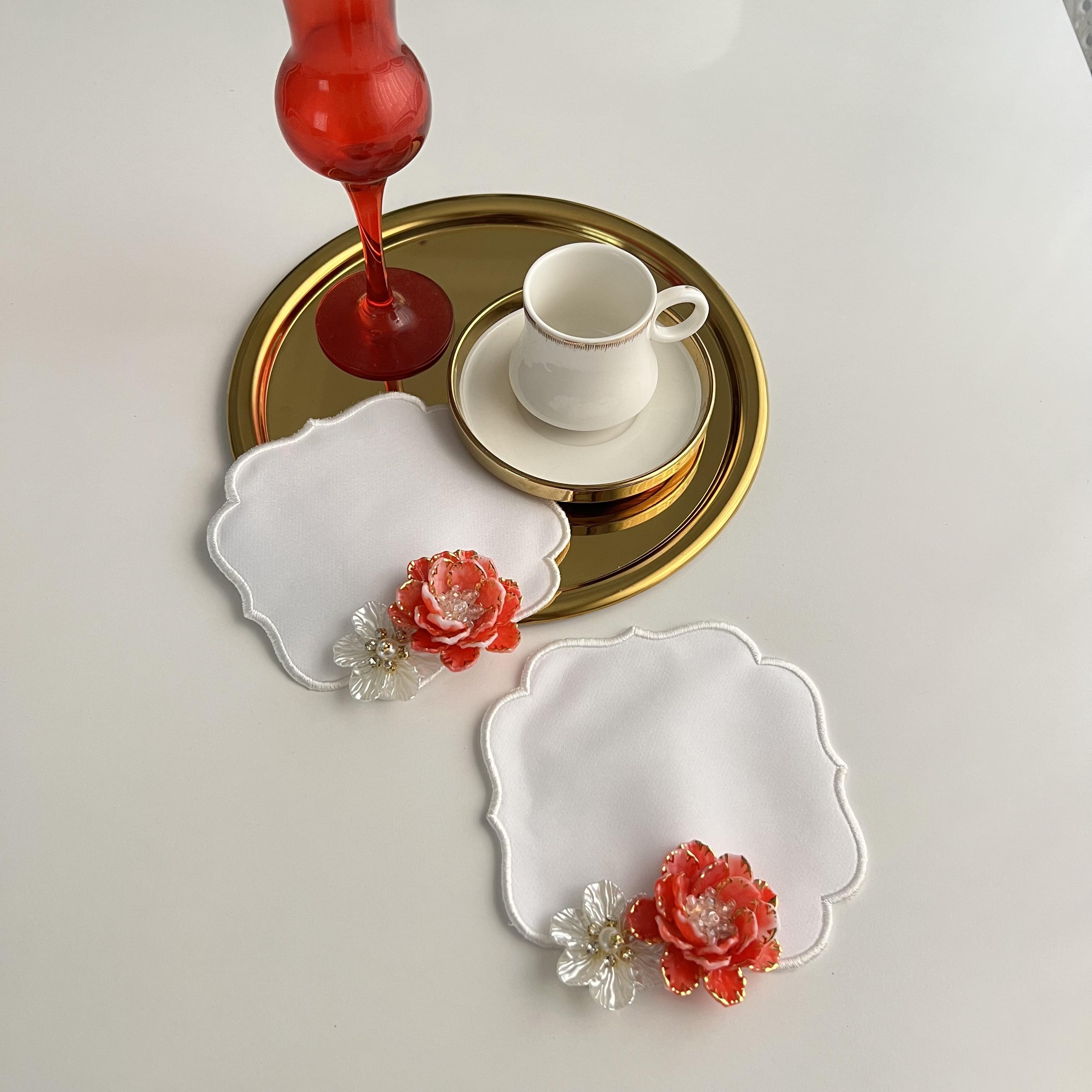 2Li Kırmızı Sunum Peçetesi