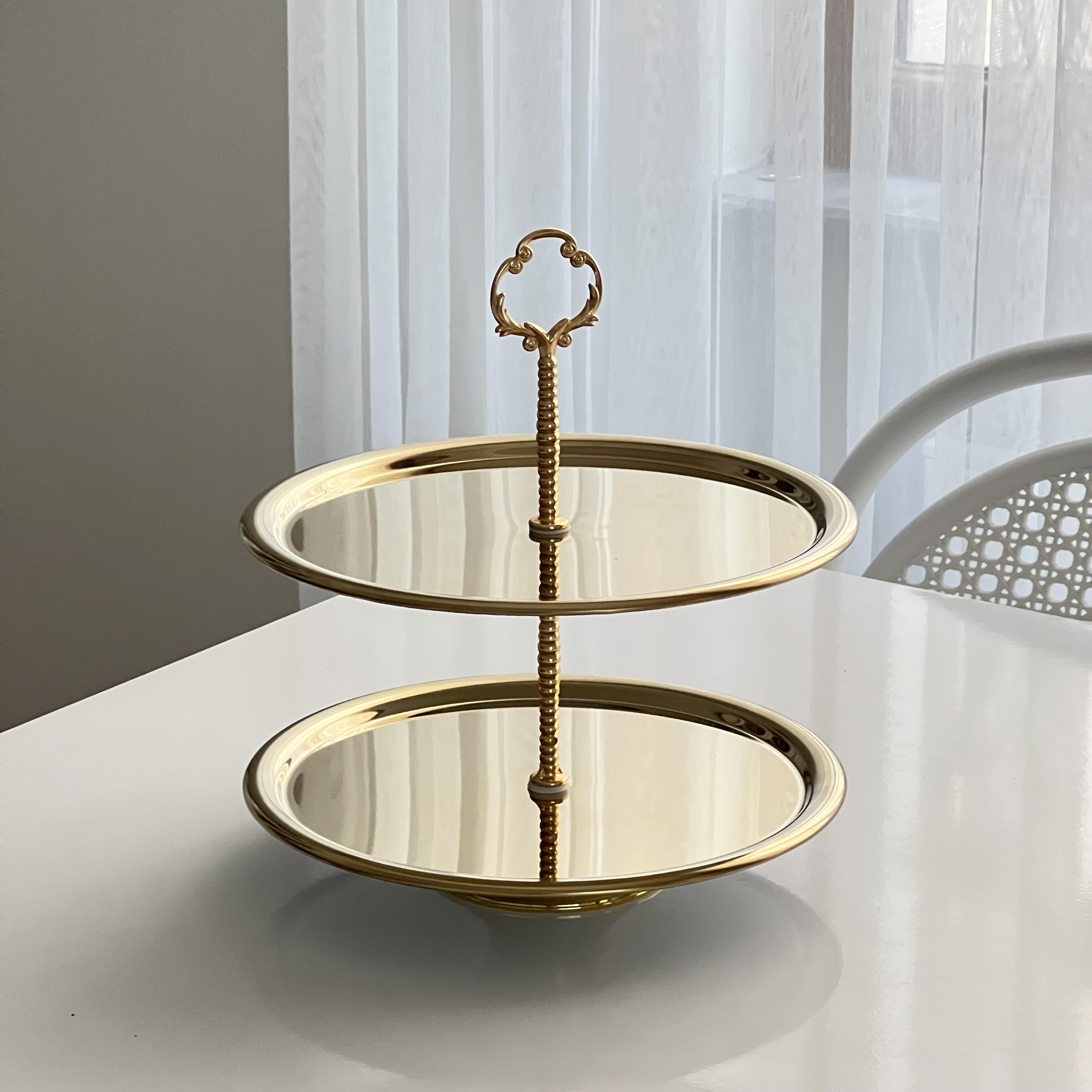 2 Katlı Gold Büyük Sunumluk