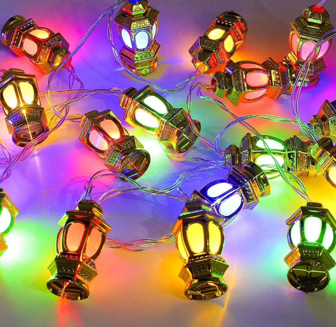 Renkli Işıklı Fanus Led