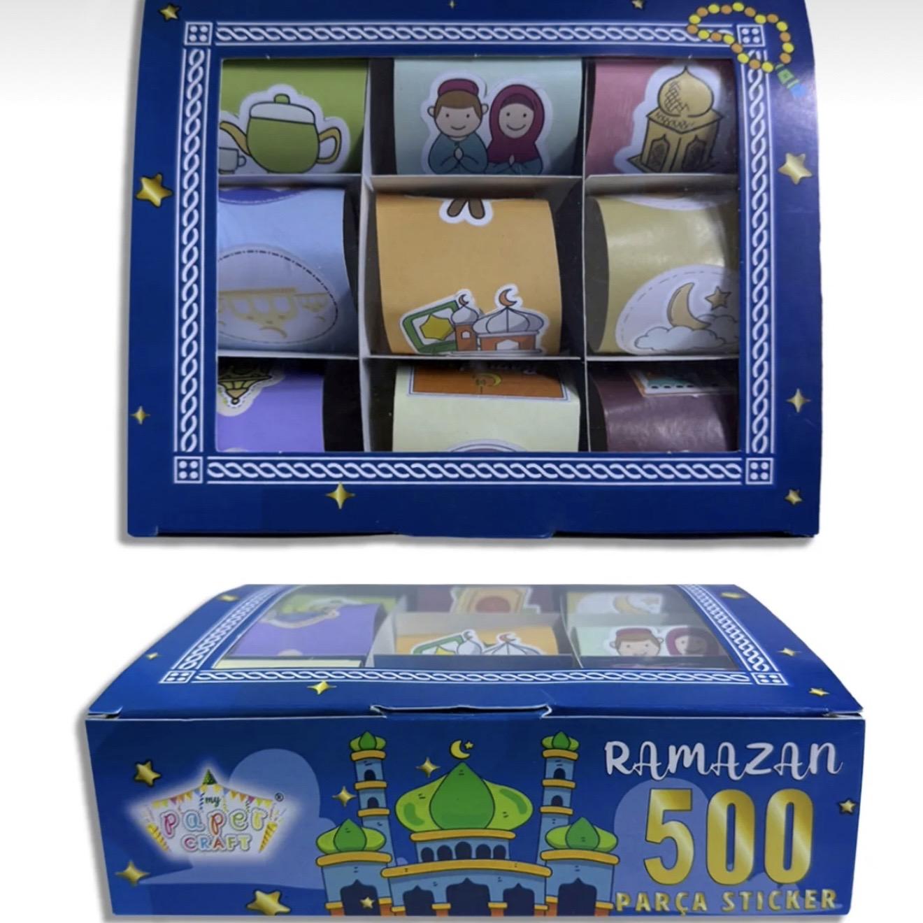 500 Adet Sticker Ramazan Temalı