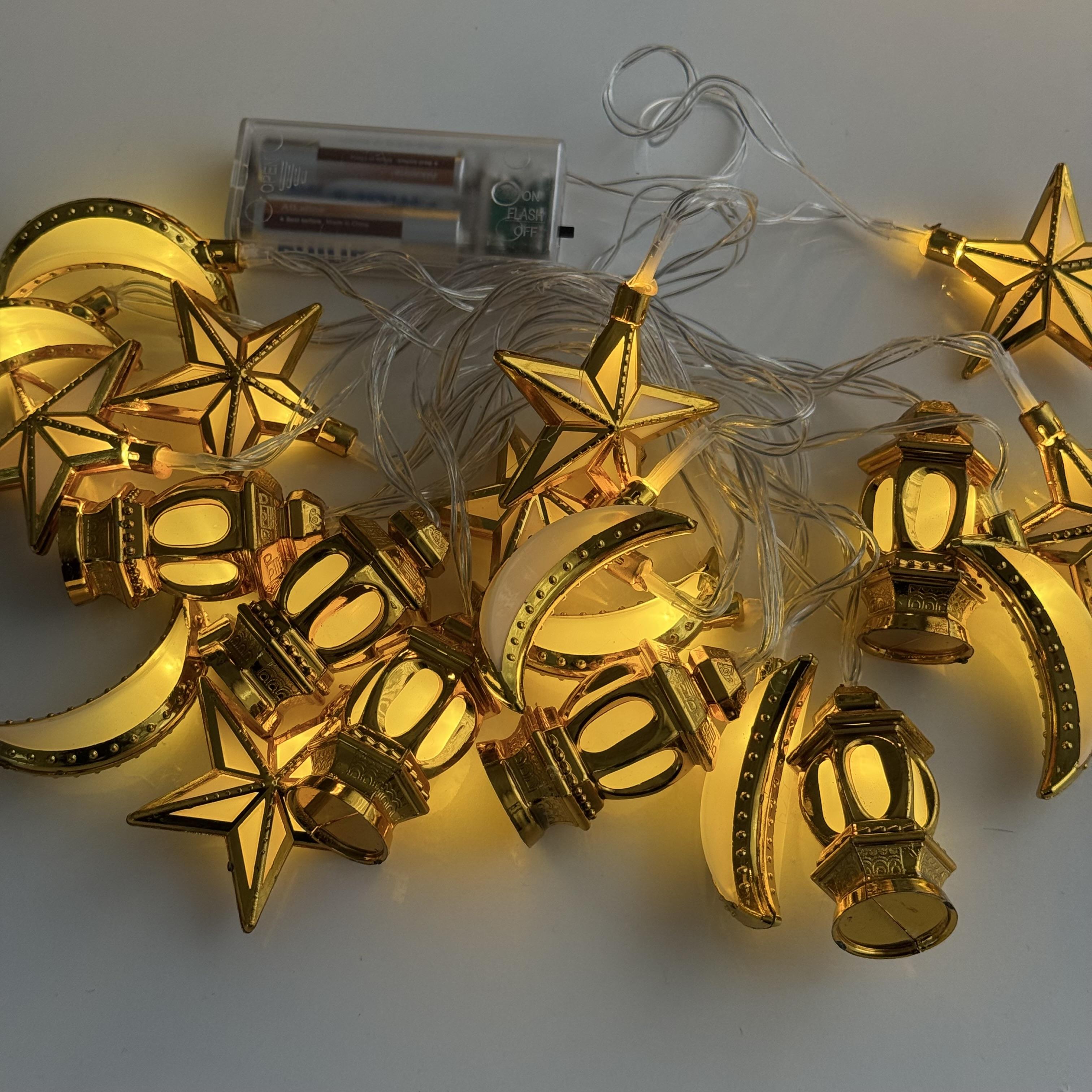 4Mt Pilli Ay Yıldız Fanus Led