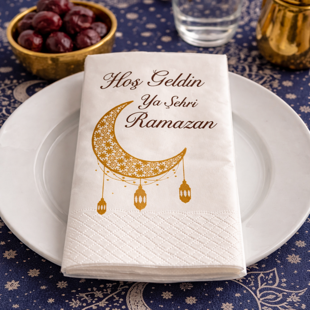 Baskılı Ramazan Peçete 24Lü