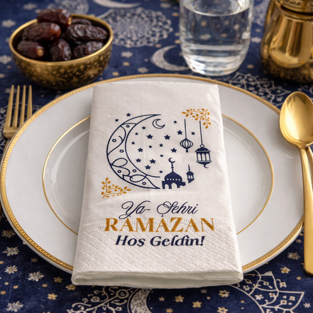 Baskılı Ramazan Peçete 24Lü