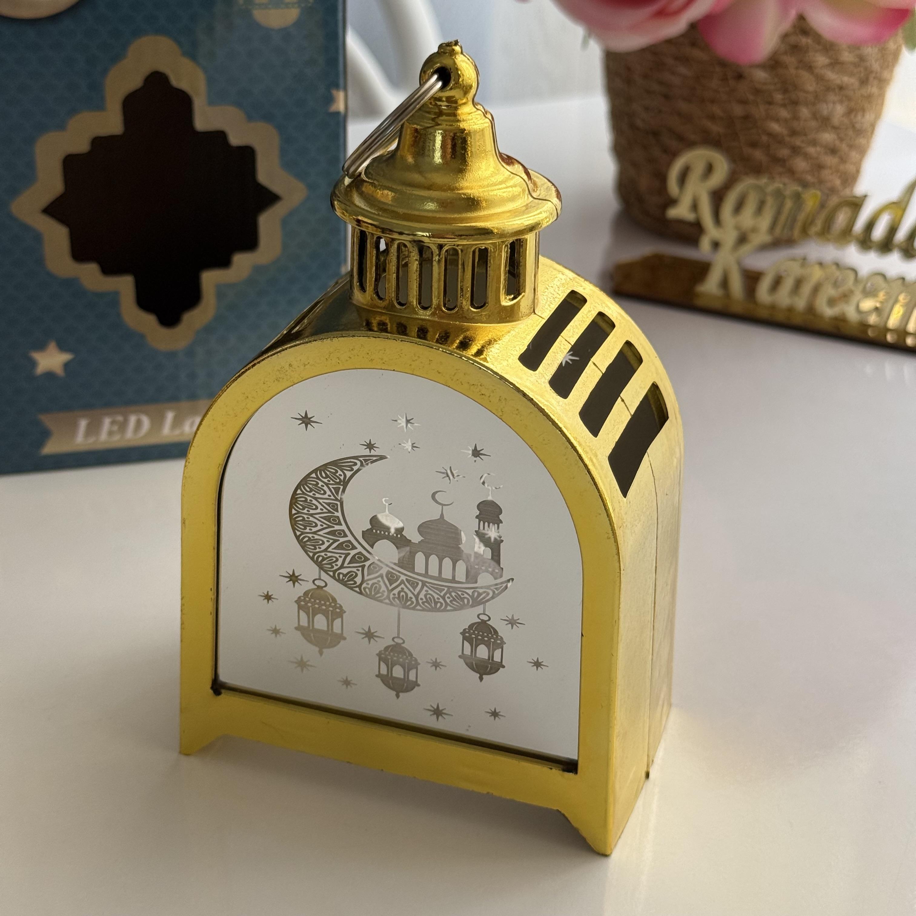 Gold Izgara Led Lantern