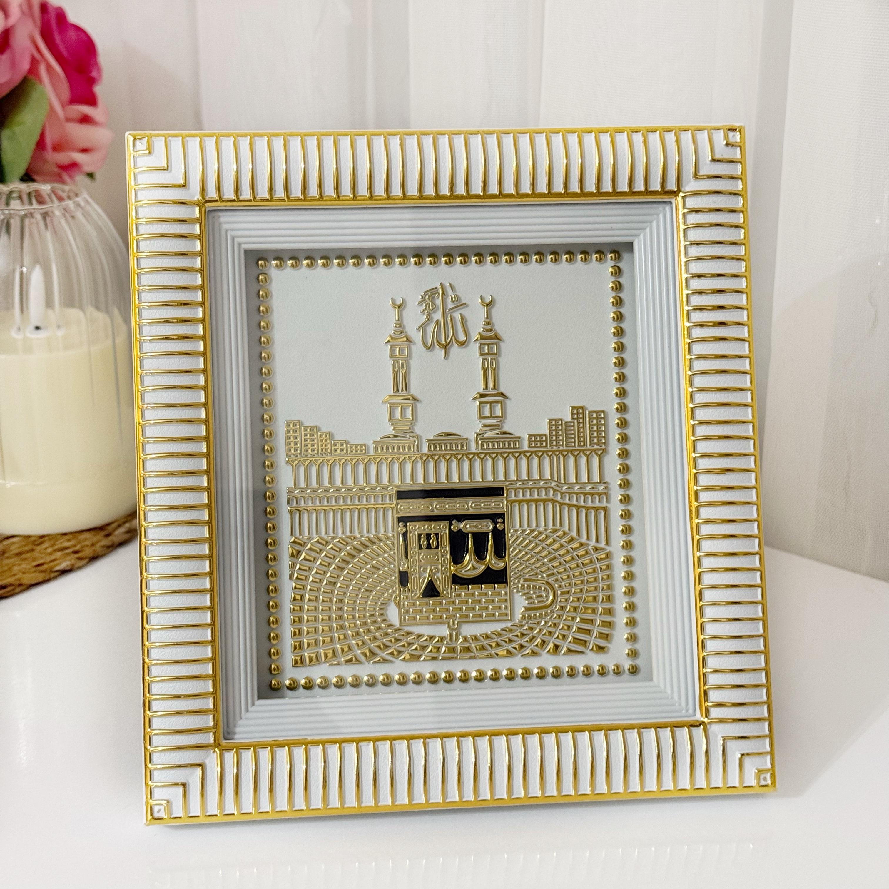 Beyaz Çerçeve Kabe Pano