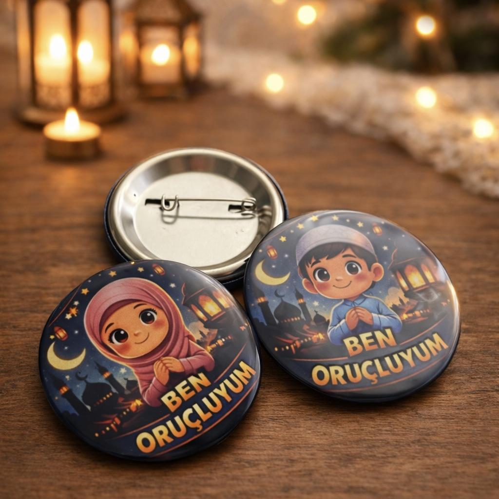 "Ben Oruçluyum" Rozet