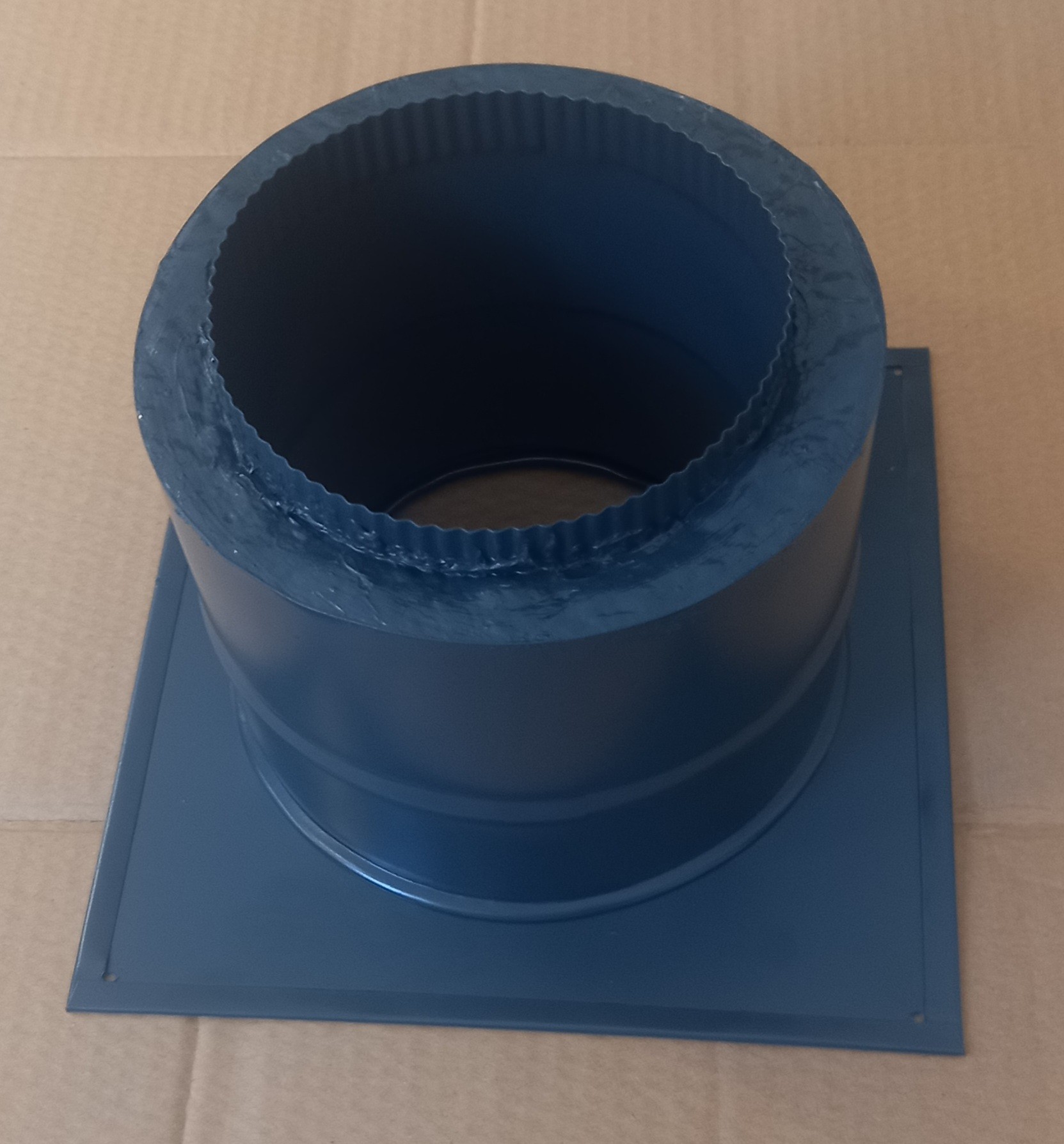 RENUZU Mat Antrasıd Isı Yalıtımlı Yanmaz Tek Plakalı Boru Baca Çıkışı (Ağaç Ev, Konteyner için) 130 mm Çap Satıcının Ortalama Ürün Puanı 5.0