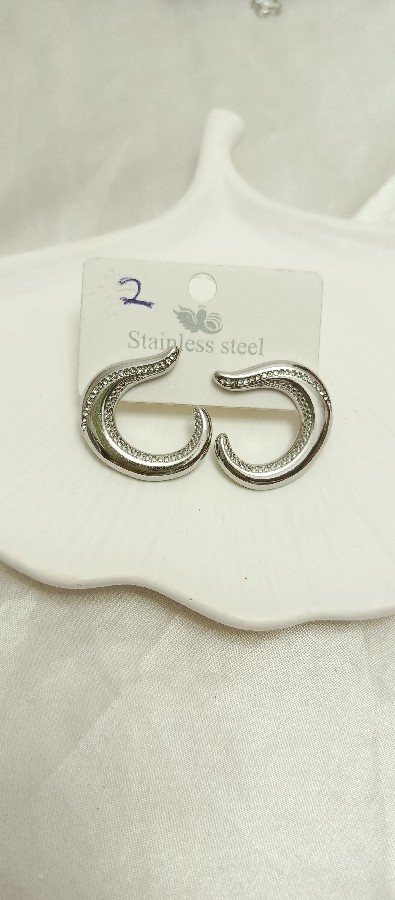 silver küpe