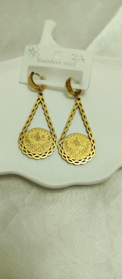 sallantılı tûralı küpe