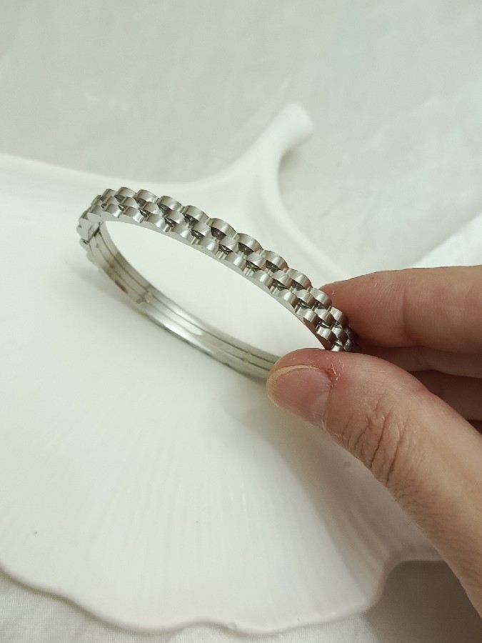 rolex silver kelepçe